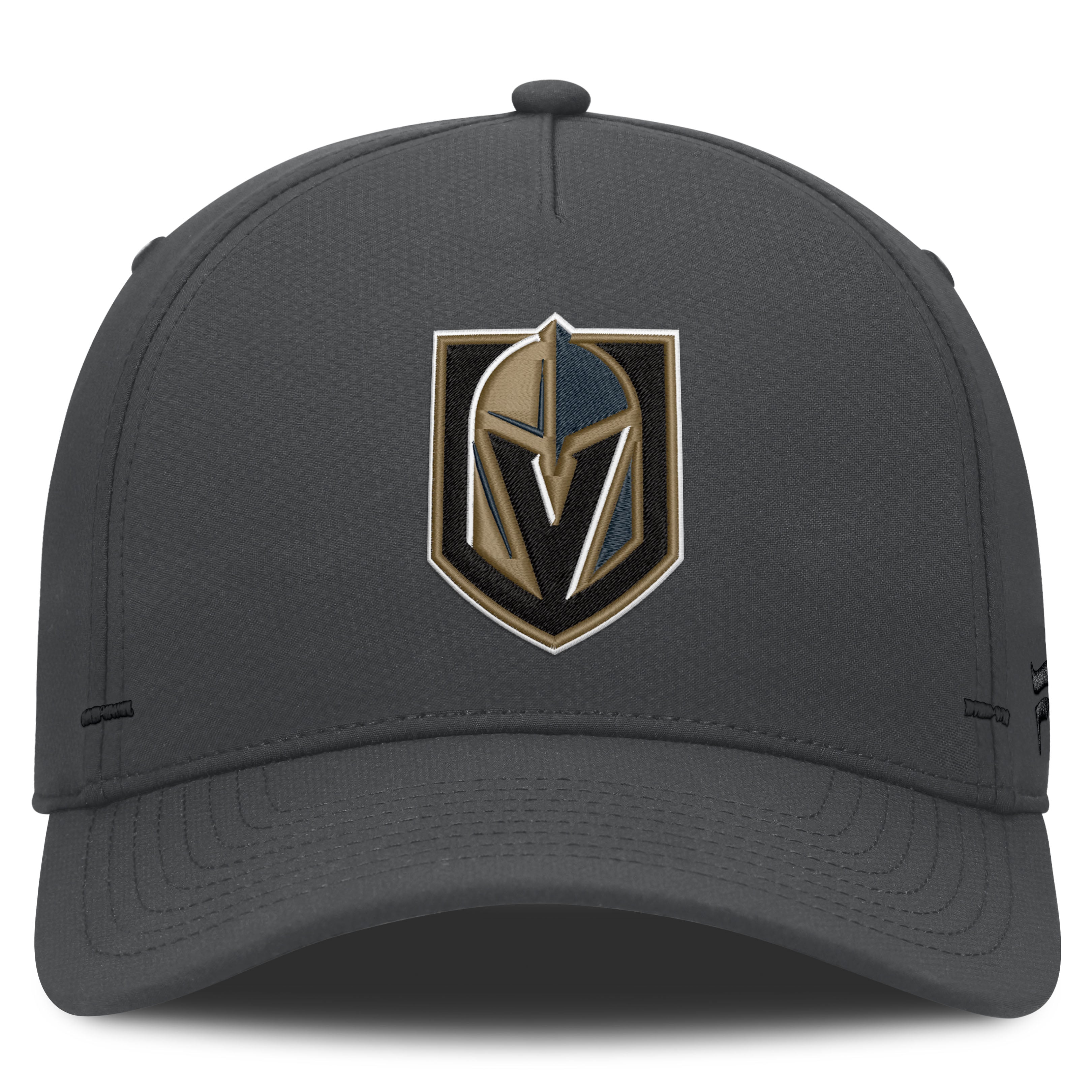 Men's Fanatics Gray Vegas Golden Knights Authentic Pro Rink Bar Tacks A-Frame Adjustable Hat