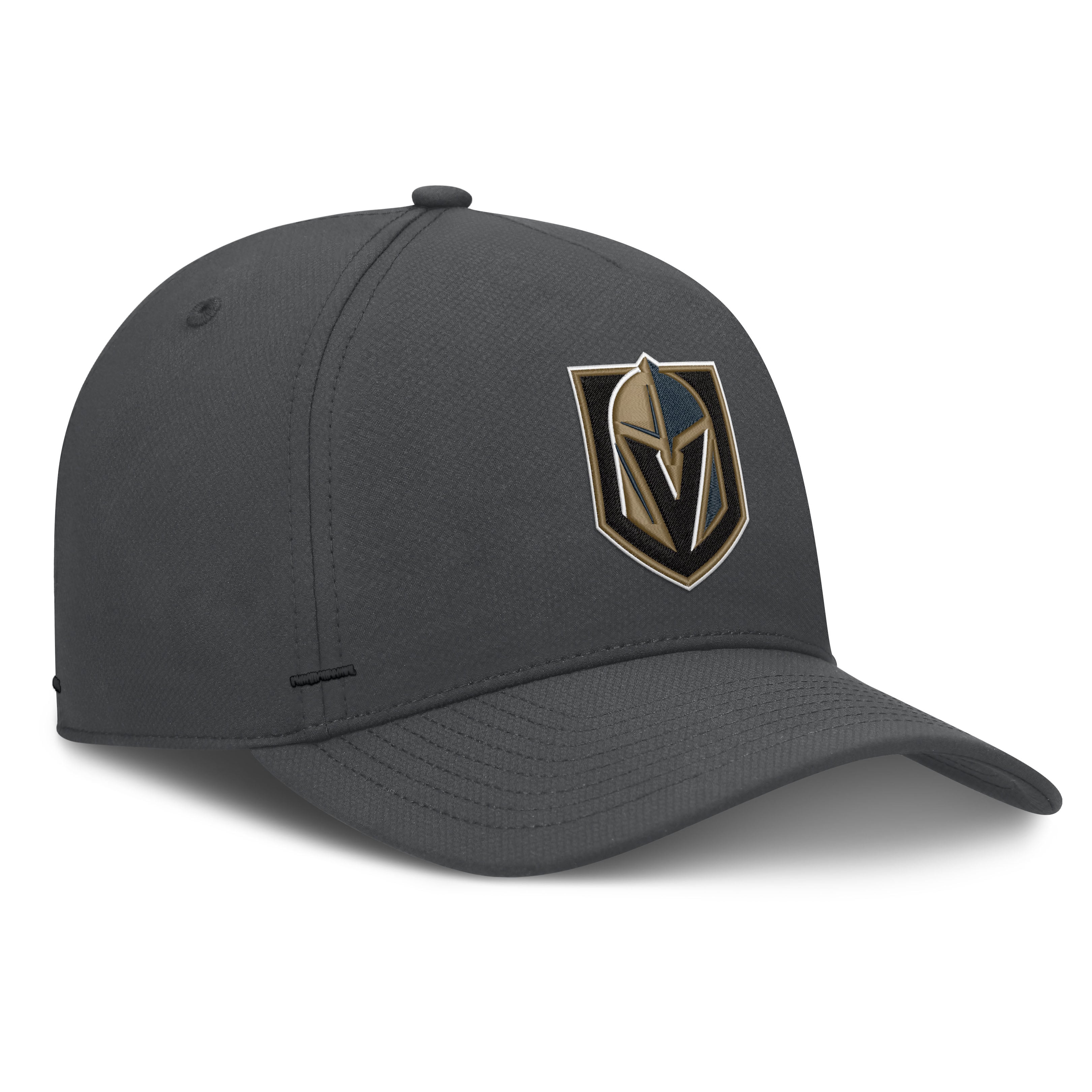 Men's Fanatics Gray Vegas Golden Knights Authentic Pro Rink Bar Tacks A-Frame Adjustable Hat