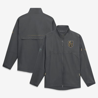 Vegas Golden Knights Fanatics Authentic Pro Rink Coaches Jacket - Gray