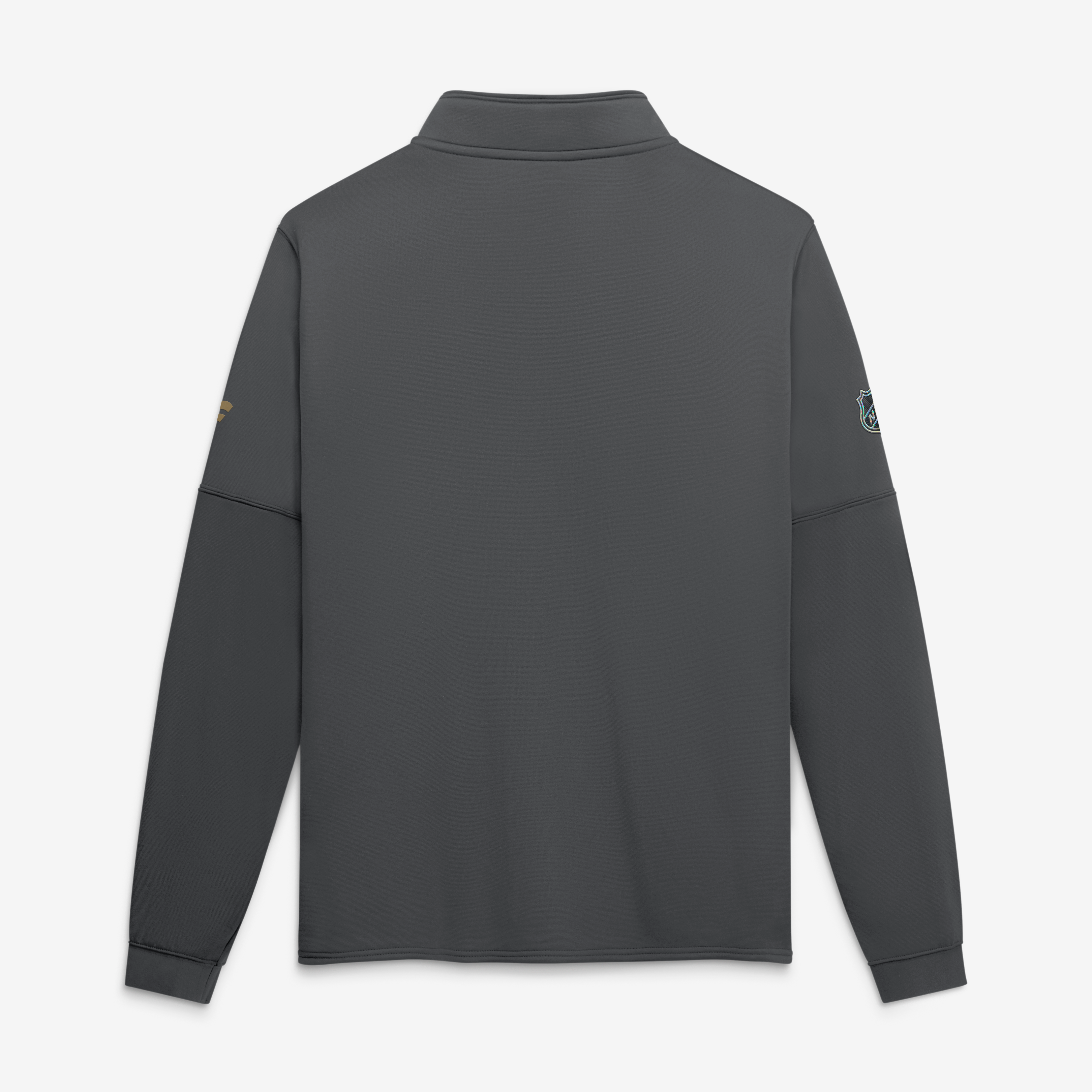 Men's Fanatics Gray Vegas Golden Knights Authentic Pro Rink Fleece Full-Zip Jacket