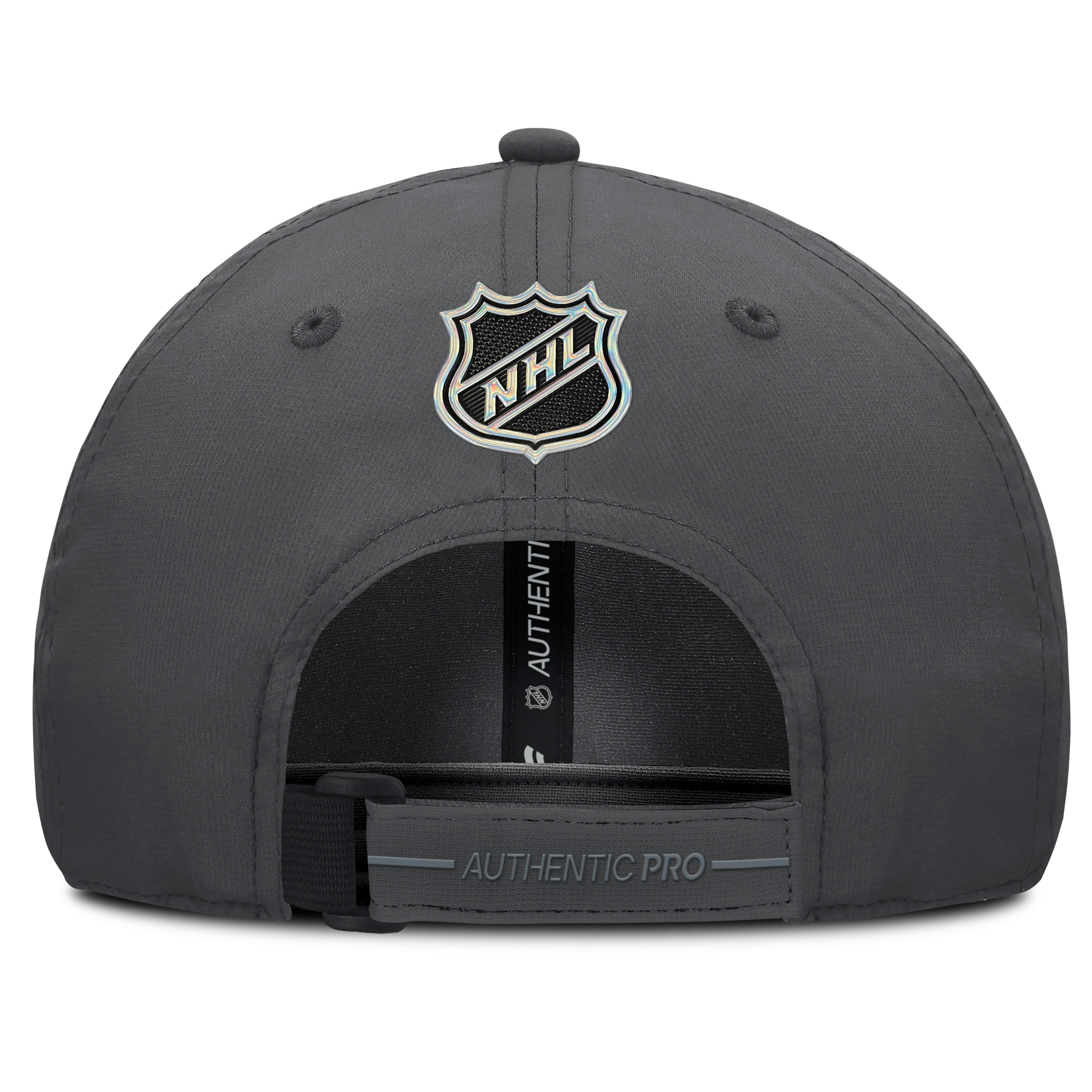Casquette Fanatics grise Vegas Golden Knights Authentic Pro Train pour homme, non structurée et ajustable