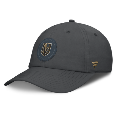 Men's Vegas Golden Knights Fanatics Gray Authentic Pro Train Unstructured Adjustable Hat