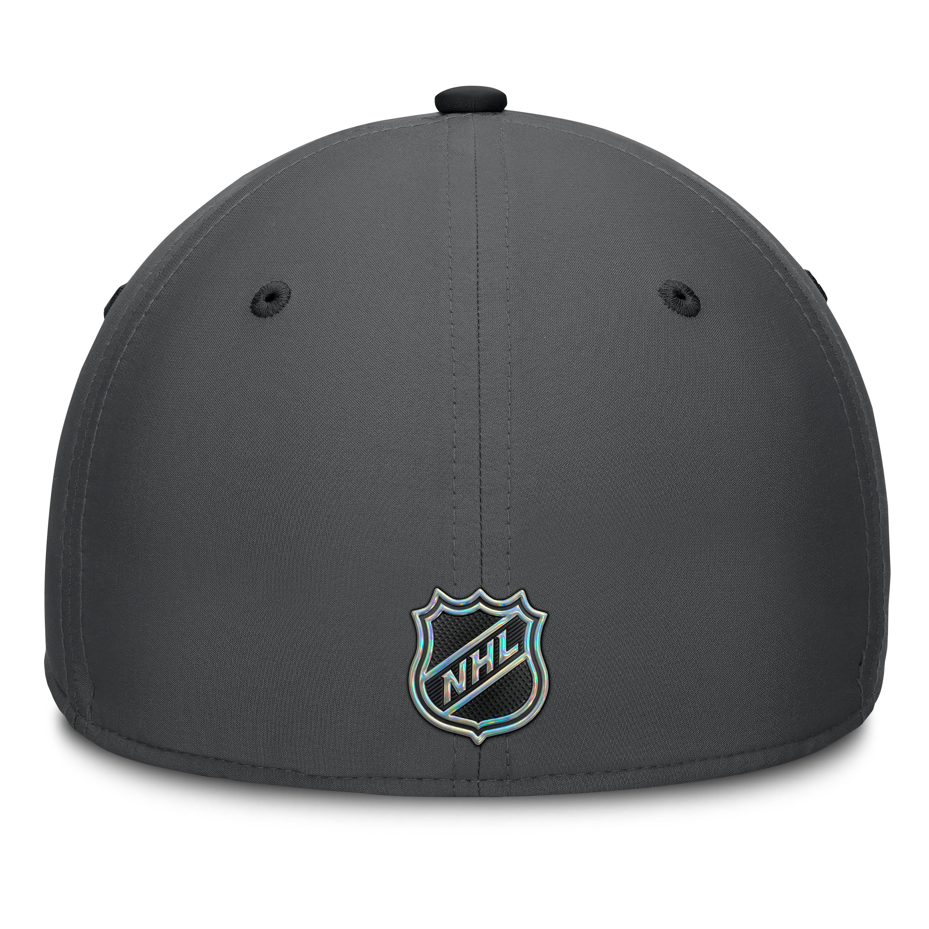 Men's Fanatics Gray/Black Vegas Golden Knights Authentic Pro Rink Stretch Hat