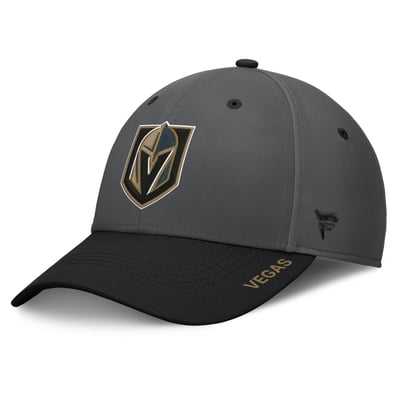 Men's Vegas Golden Knights Fanatics Gray/Black Authentic Pro Rink Stretch Hat