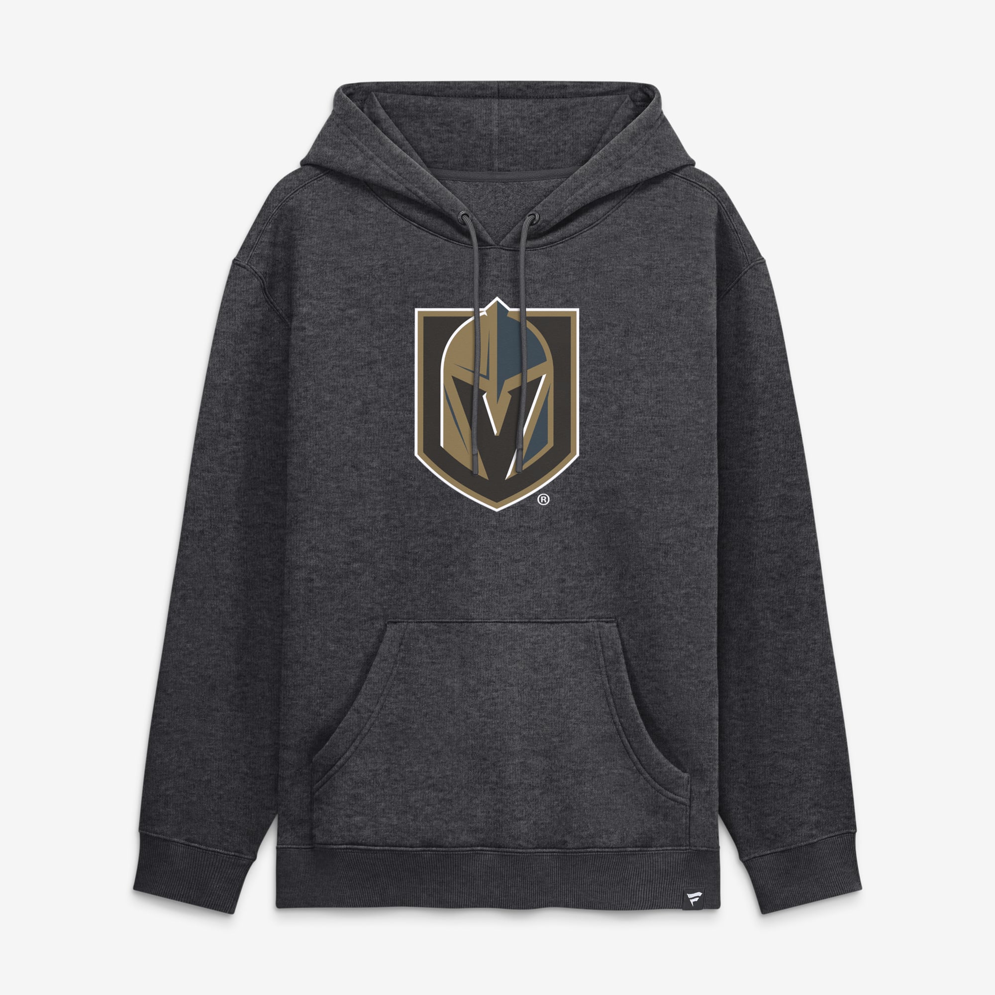Sweat à capuche essentiel Vegas Golden Knights de Fanatics, couleur gris anthracite chiné, pour homme
