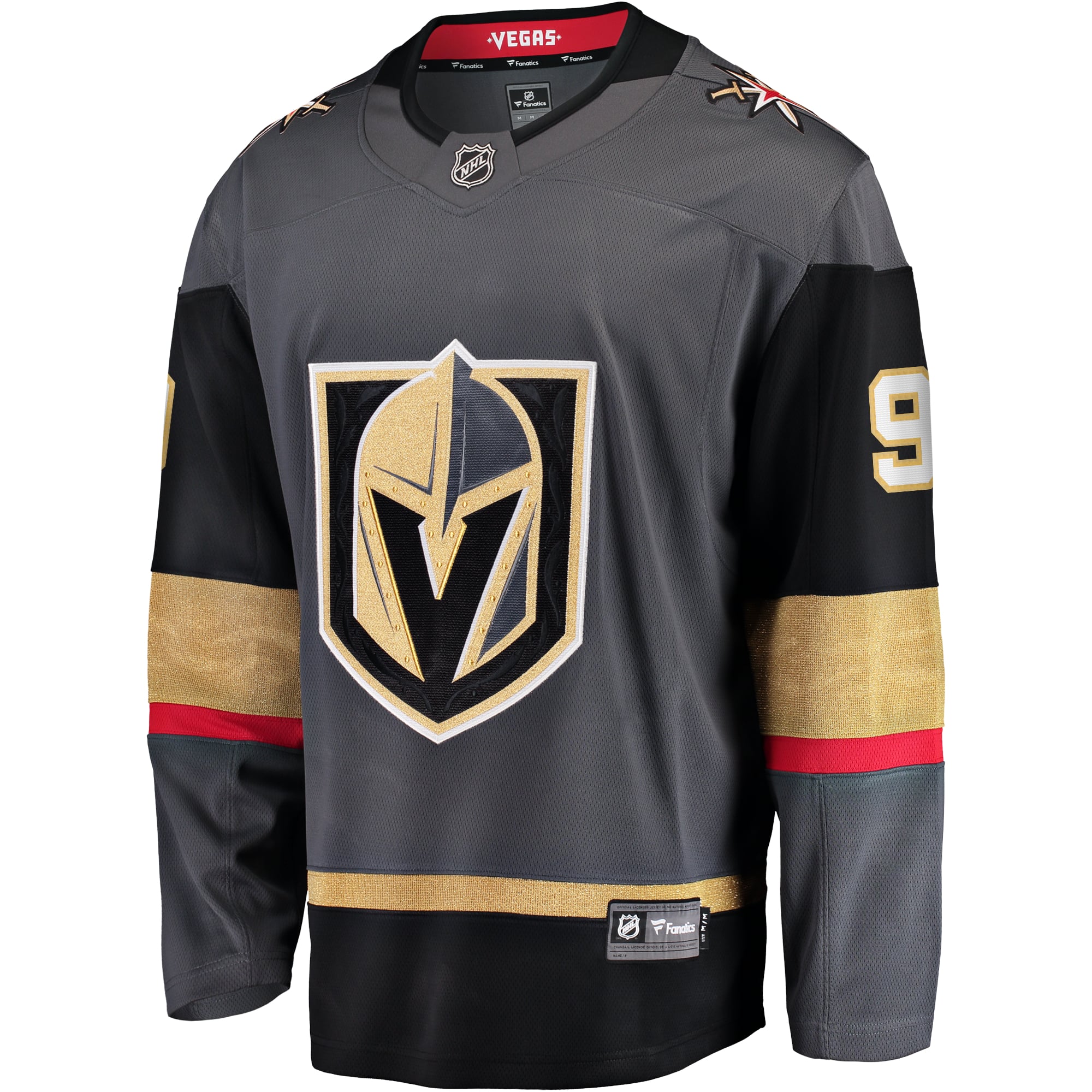 Maillot Breakaway gris Jack Eichel Vegas Golden Knights pour homme (Fanatics)