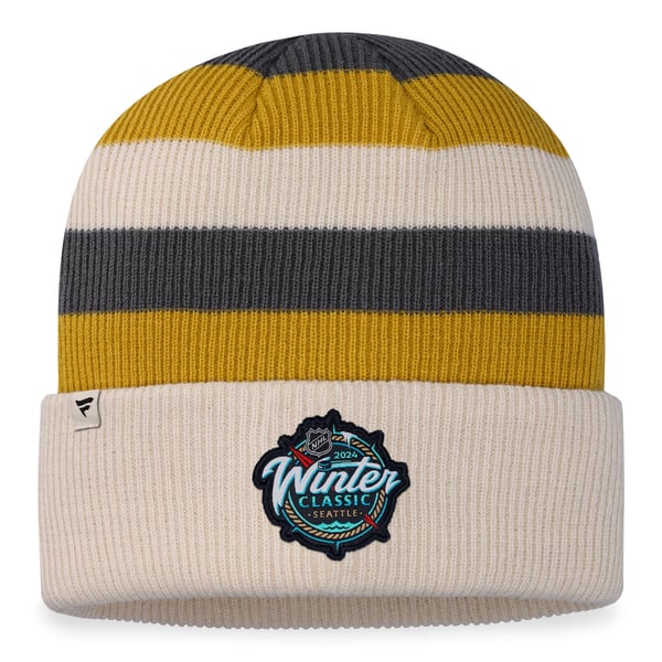 2024 NHL Winter Classic Vegas Golden Knights Trapper Hat 2024 Winter Classic Logos for Kraken, Golden Knights Leaked  main image 2