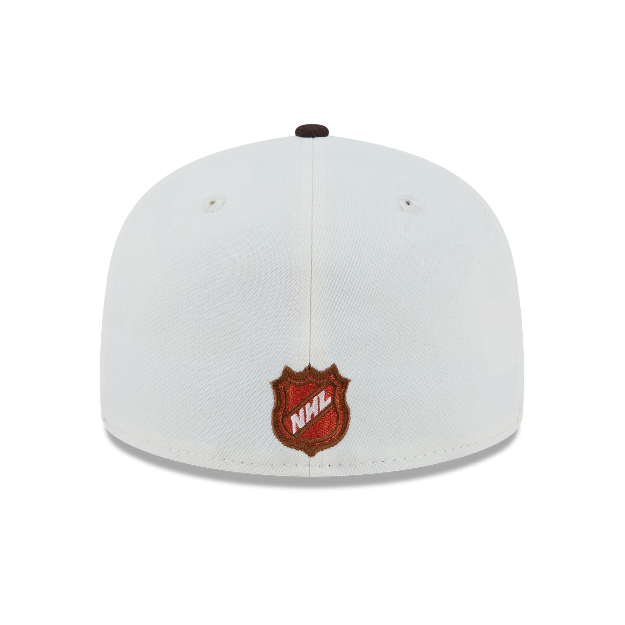 Casquette ajustée New Era 59FIFTY pour homme, couleur crème, motif citrouille épicée des Golden Knights de Vegas