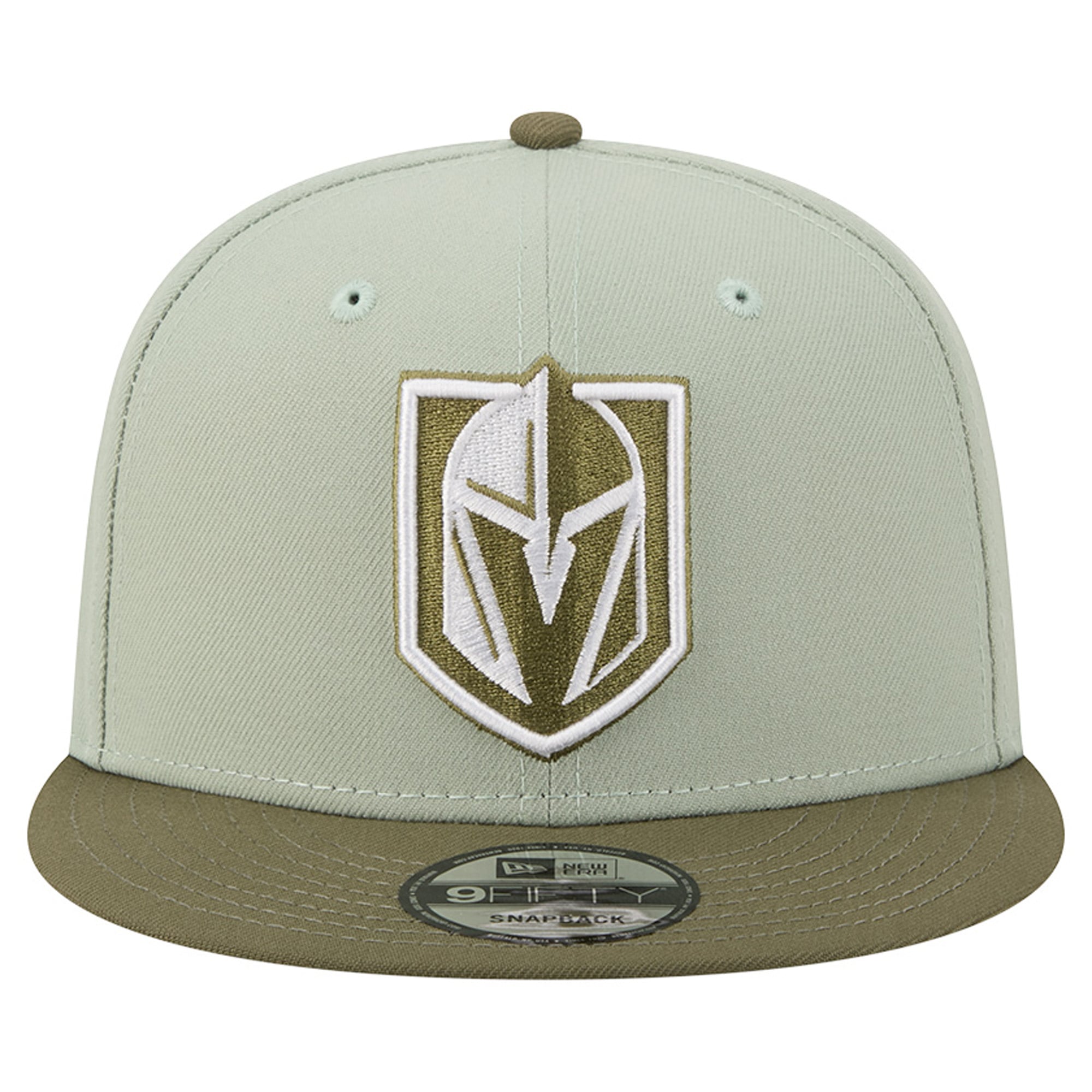Casquette snapback New Era 9FIFTY pour homme, coloris vert sauge/olive