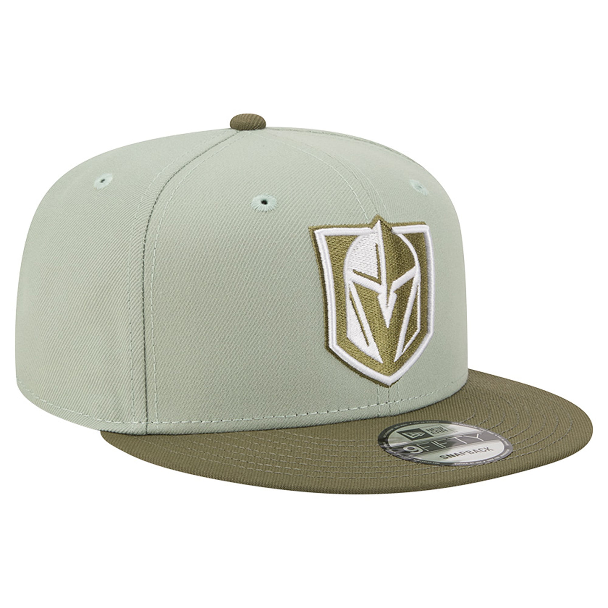 Casquette snapback New Era 9FIFTY pour homme, coloris vert sauge/olive