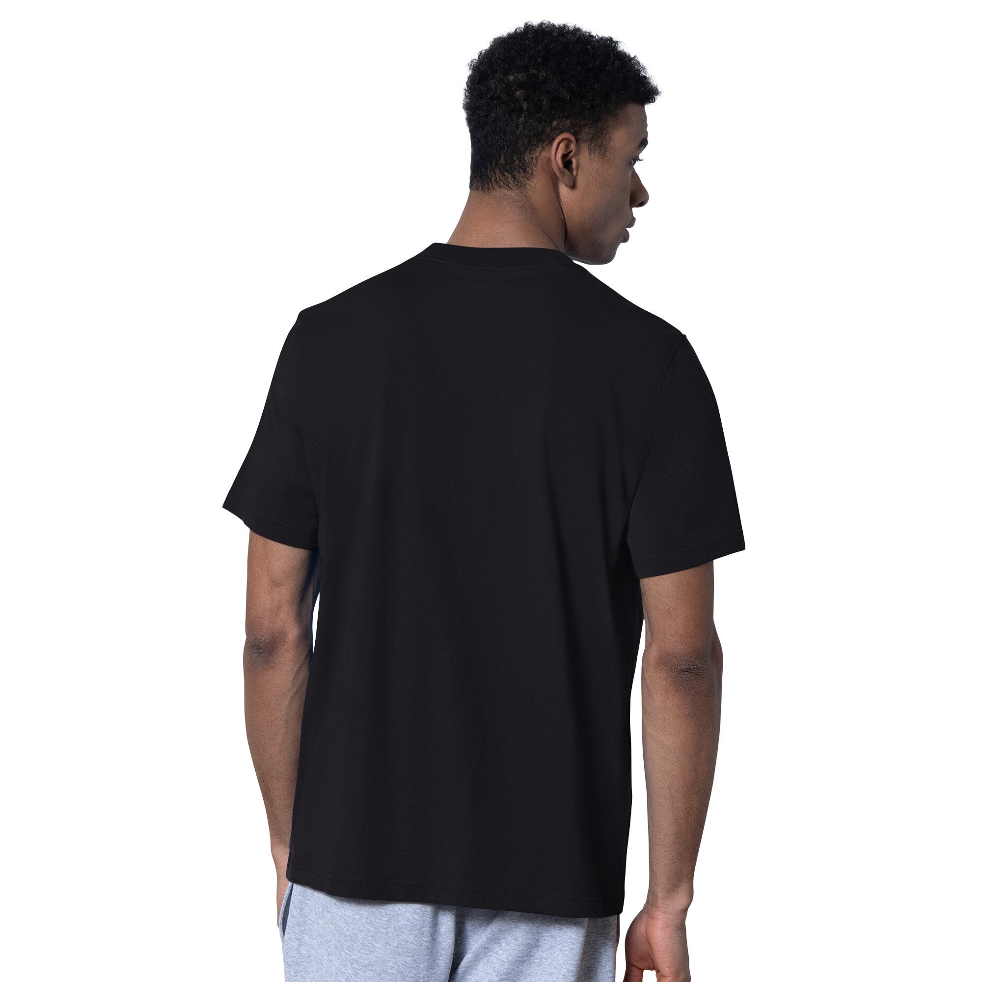 Ensemble de deux t-shirts à logo Vegas Golden Knights gris/noir pour homme (Starter).
