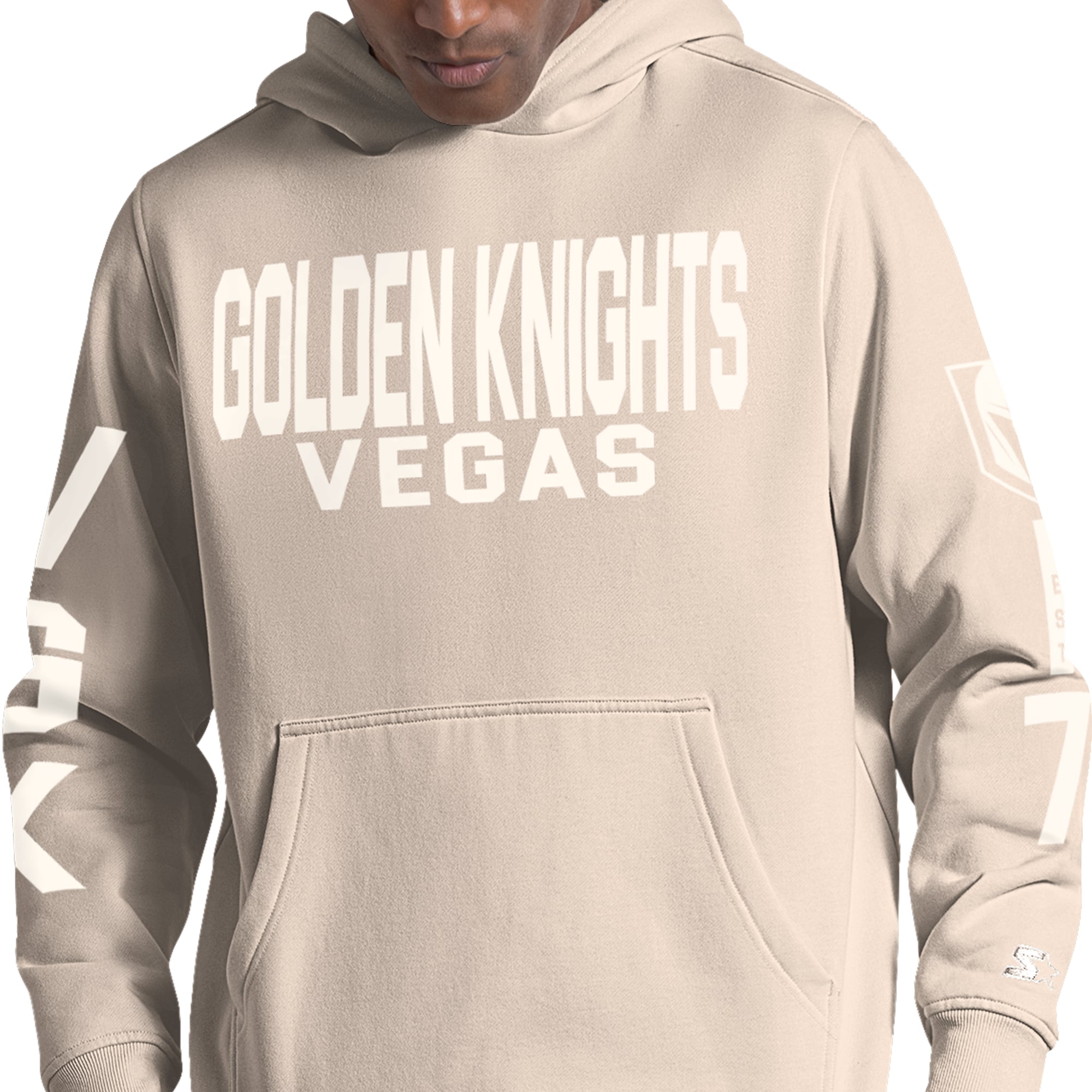 Sweat à capuche Starter Tan Vegas Golden Knights pour homme