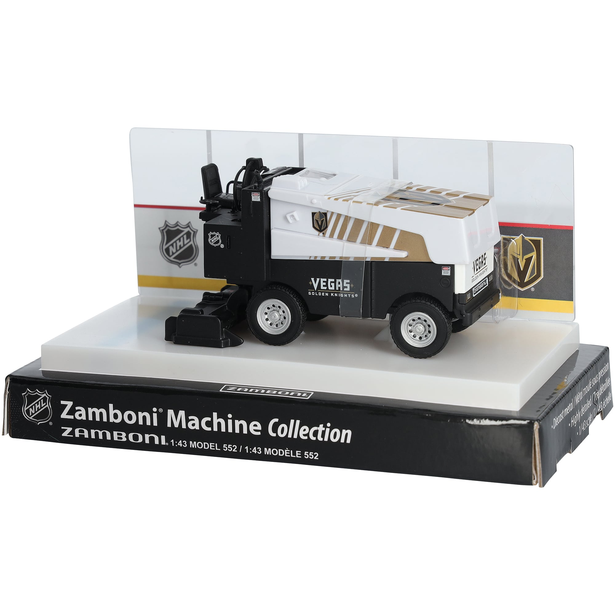 Zamboni miniature en métal moulé sous pression à l'échelle 1:43