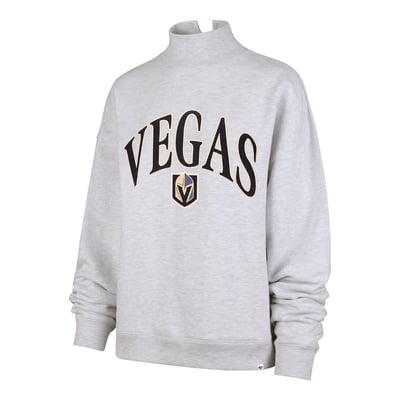 Women's Vegas Golden Knights '47 Gray Vantage Mock Neck Fleece Sweatshirt