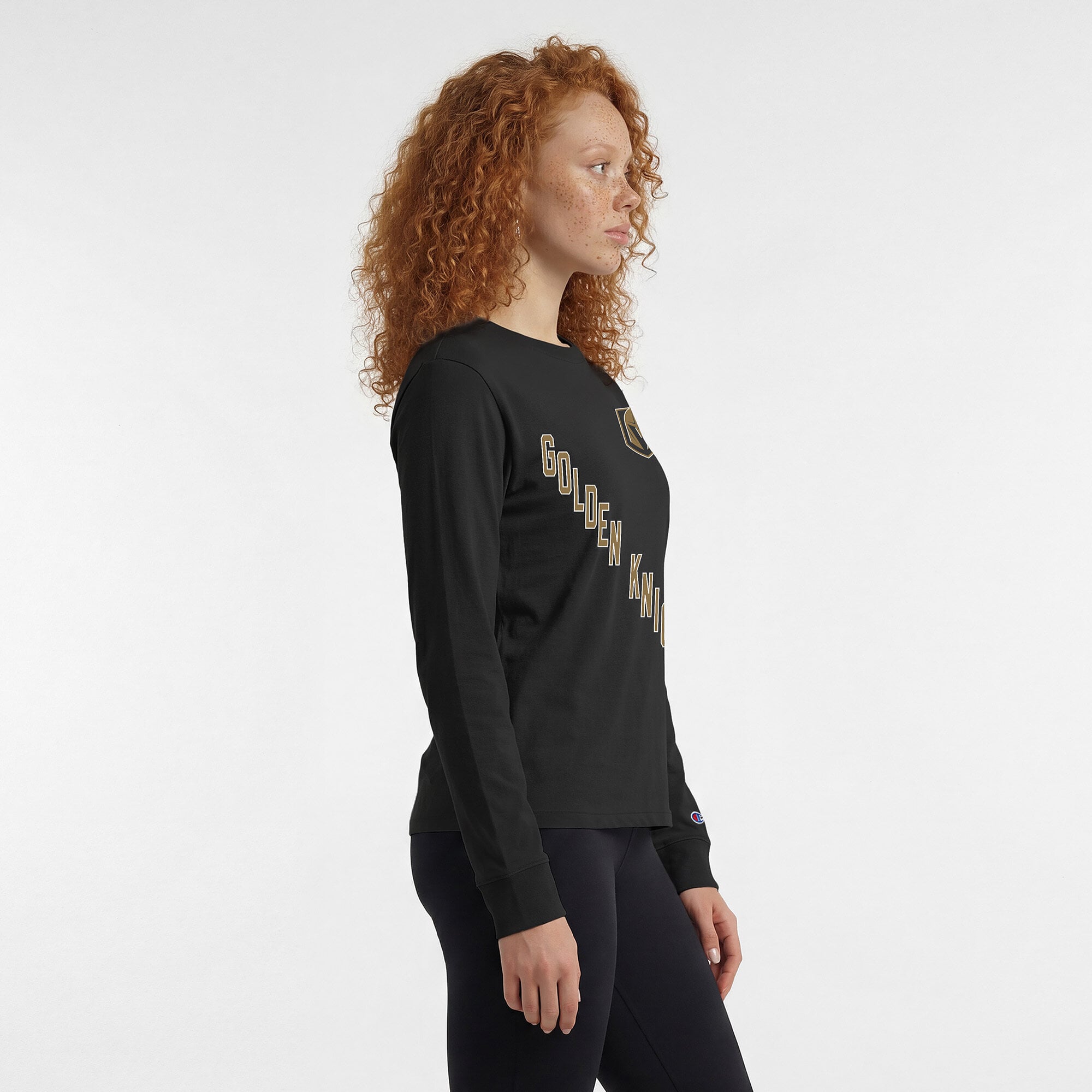 Women's Champion Black Vegas Golden Knights Long Sleeve T-Shirt