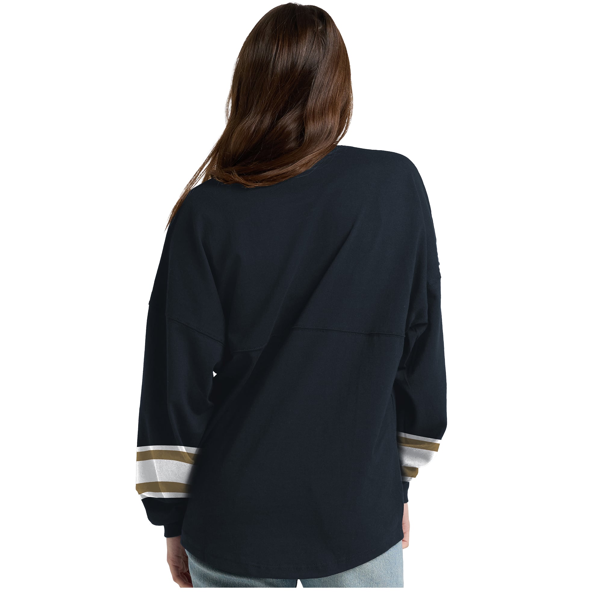 T-shirt à manches longues épais Fanatics Black Vegas Golden Knights Hockey Club Spirit Jersey pour femmes