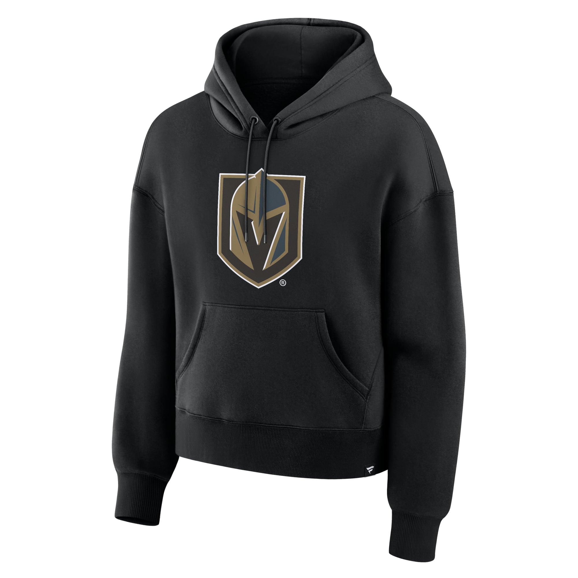 Sweat à capuche Fanatics noir pour femmes, style Golden Knights de Vegas
