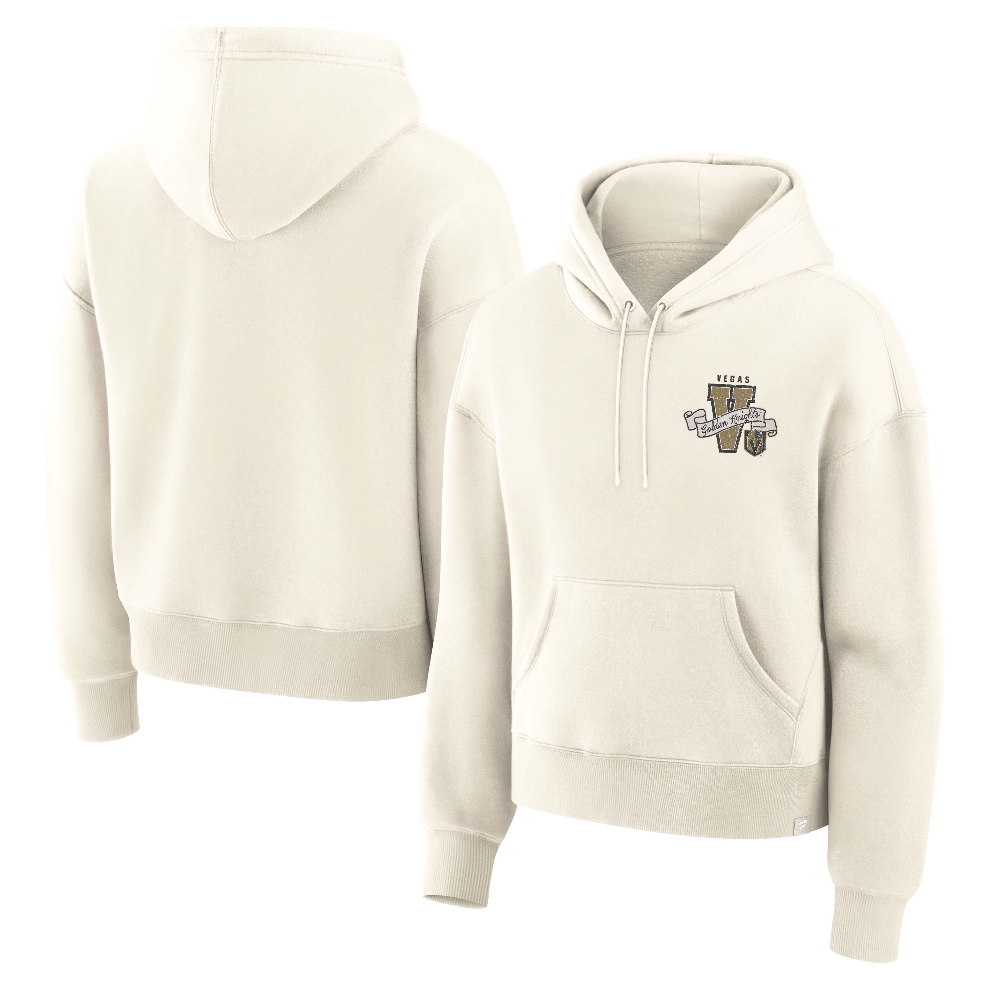 Women's Fanatics Cream Vegas Golden Knights Legacy Hoodie