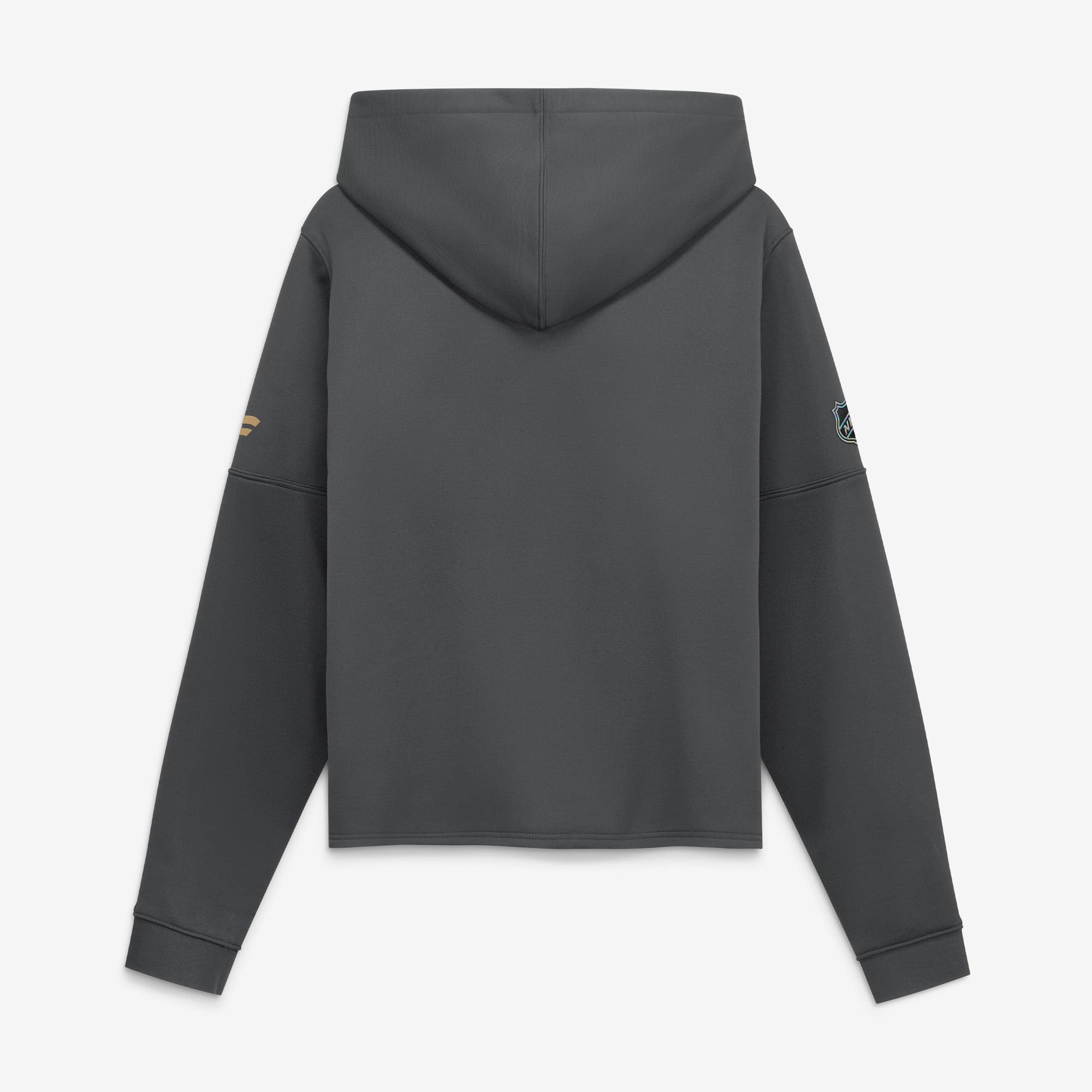Women's Fanatics Gray Vegas Golden Knights Authentic Pro Rink Full-Zip Hoodie