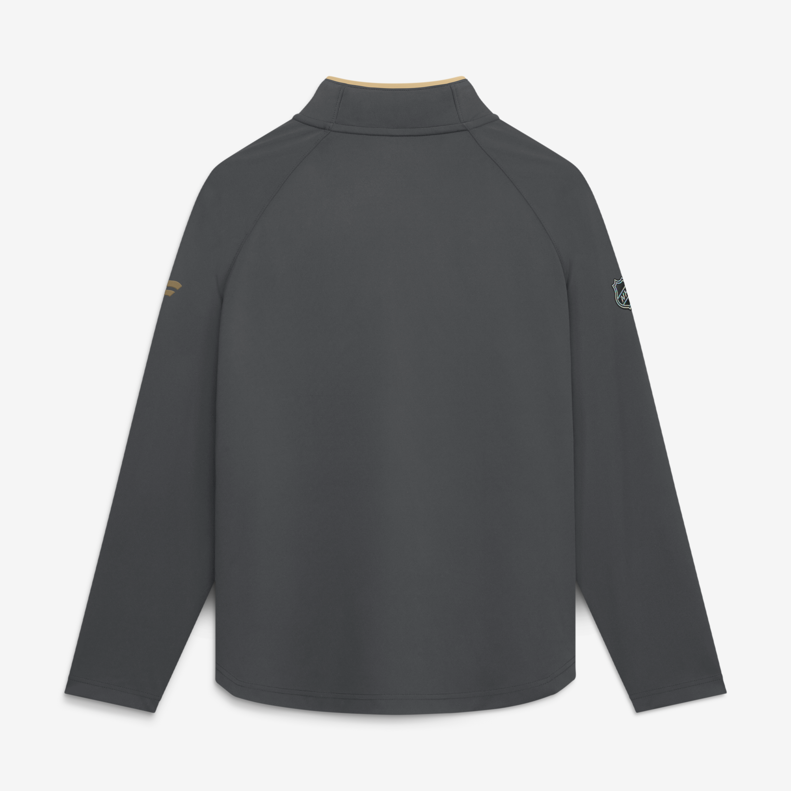 Women's Fanatics Gray Vegas Golden Knights Authentic Pro Rink Lightweight Quarter-Zip Pullover
