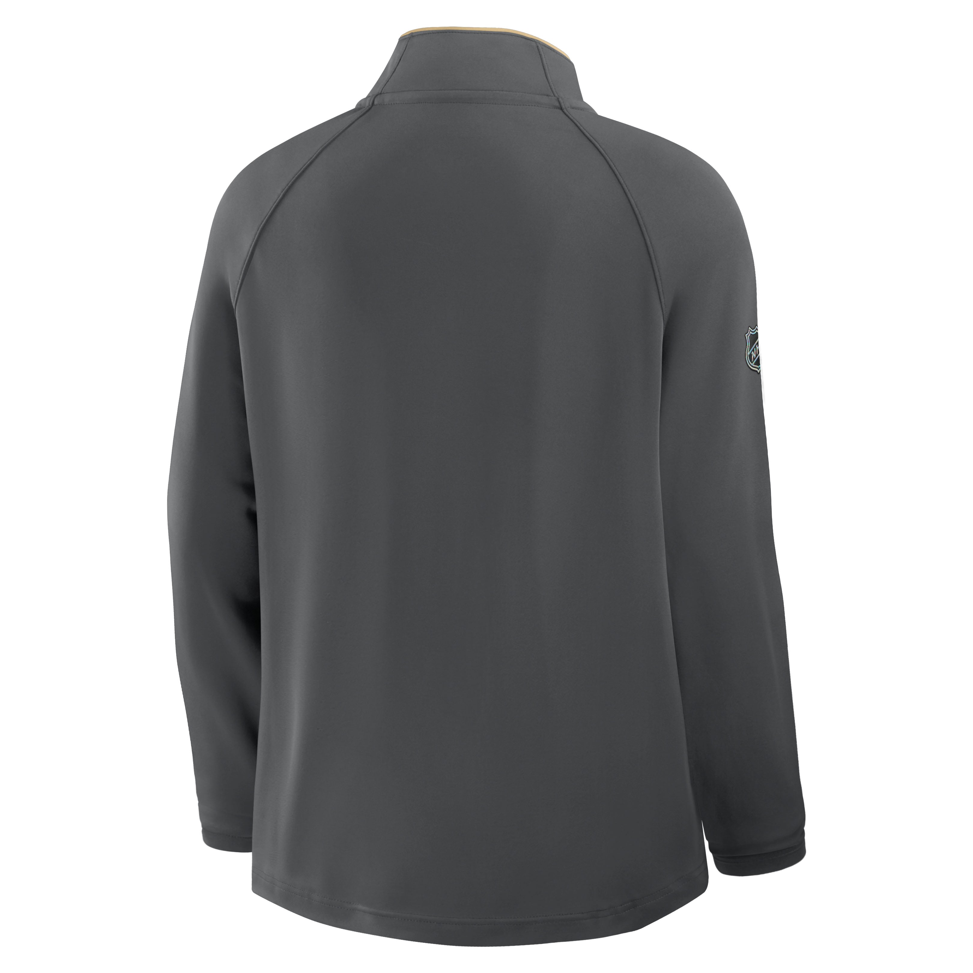 Women's Fanatics Gray Vegas Golden Knights Authentic Pro Rink Lightweight Quarter-Zip Pullover