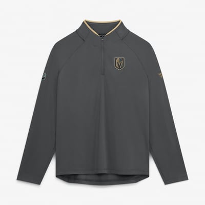 Pull-over léger à col zippé Vegas Golden Knights Fanatics Authentic Pro Rink pour femme - Gris