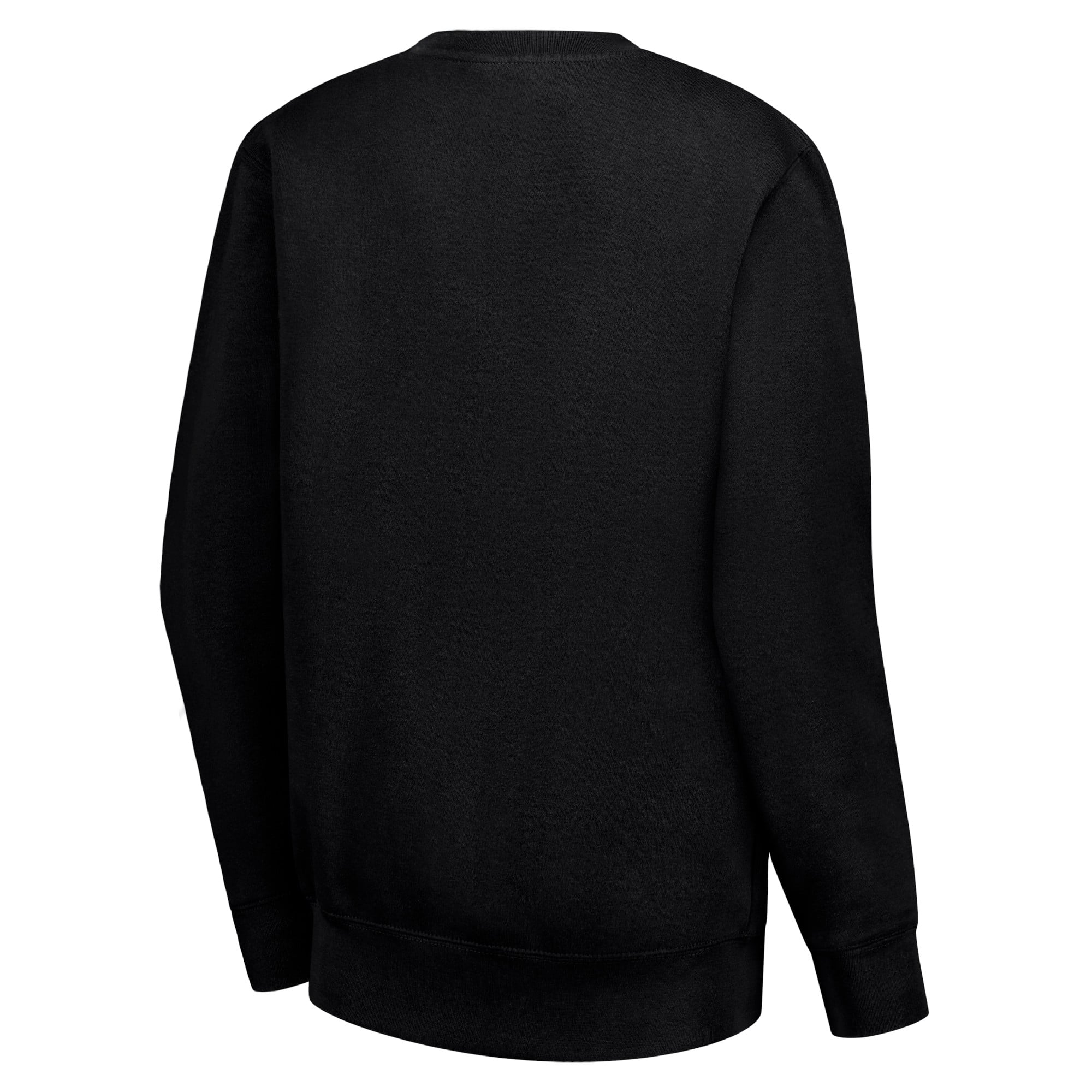 Women's G-III 4Her by Carl Banks Black Vegas Golden Knights Collage Graphic Fleece Long Sleeve Pullover Sweatshirt