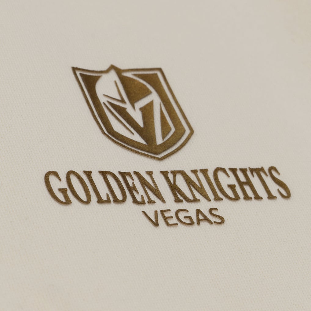 Women's Vegas Golden Knights Mitchell & Ness Cream Core Essentials Sweatshirt
