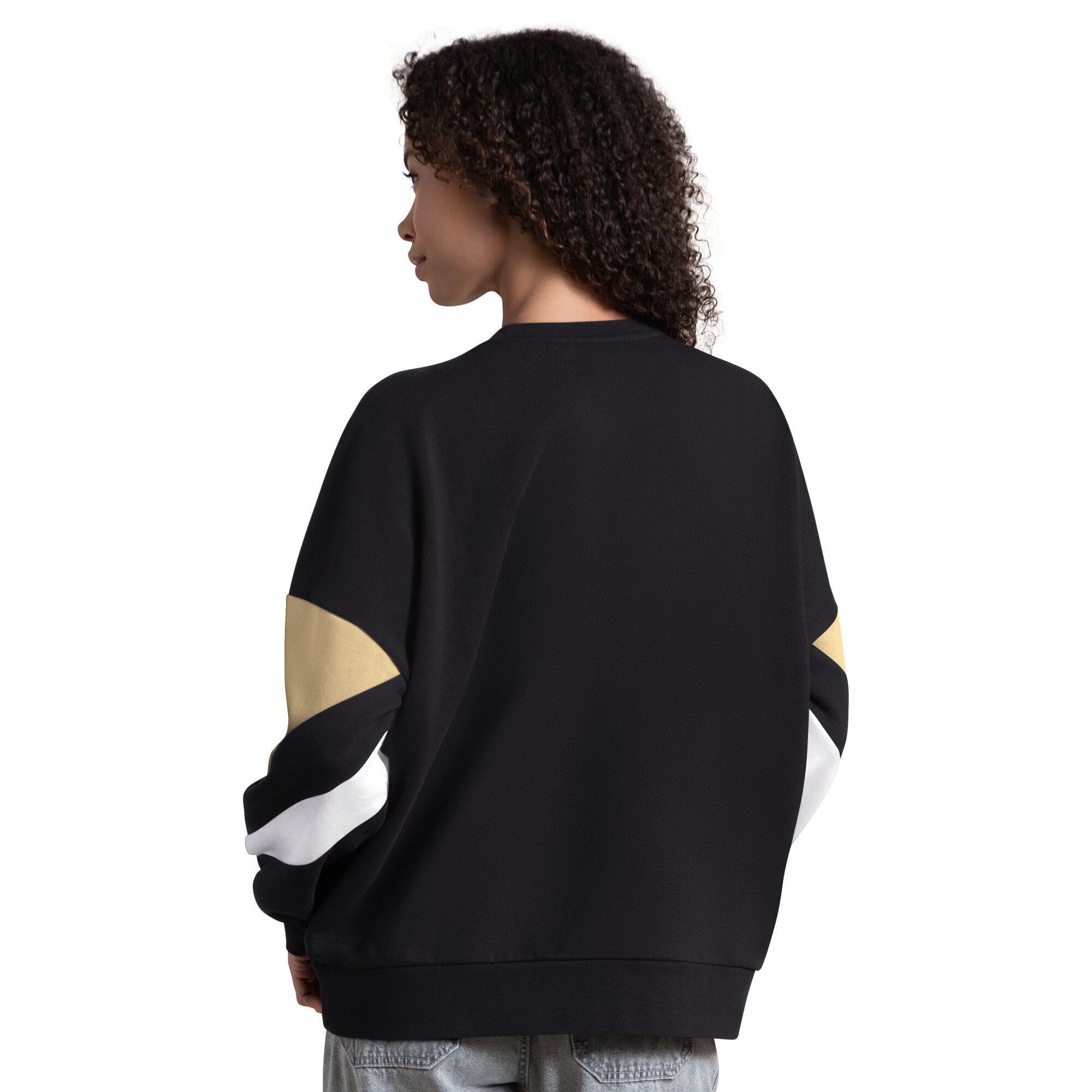 Sweat-shirt à manches longues et color block noir Vegas Golden Knights Grand Slam de Starter pour femme