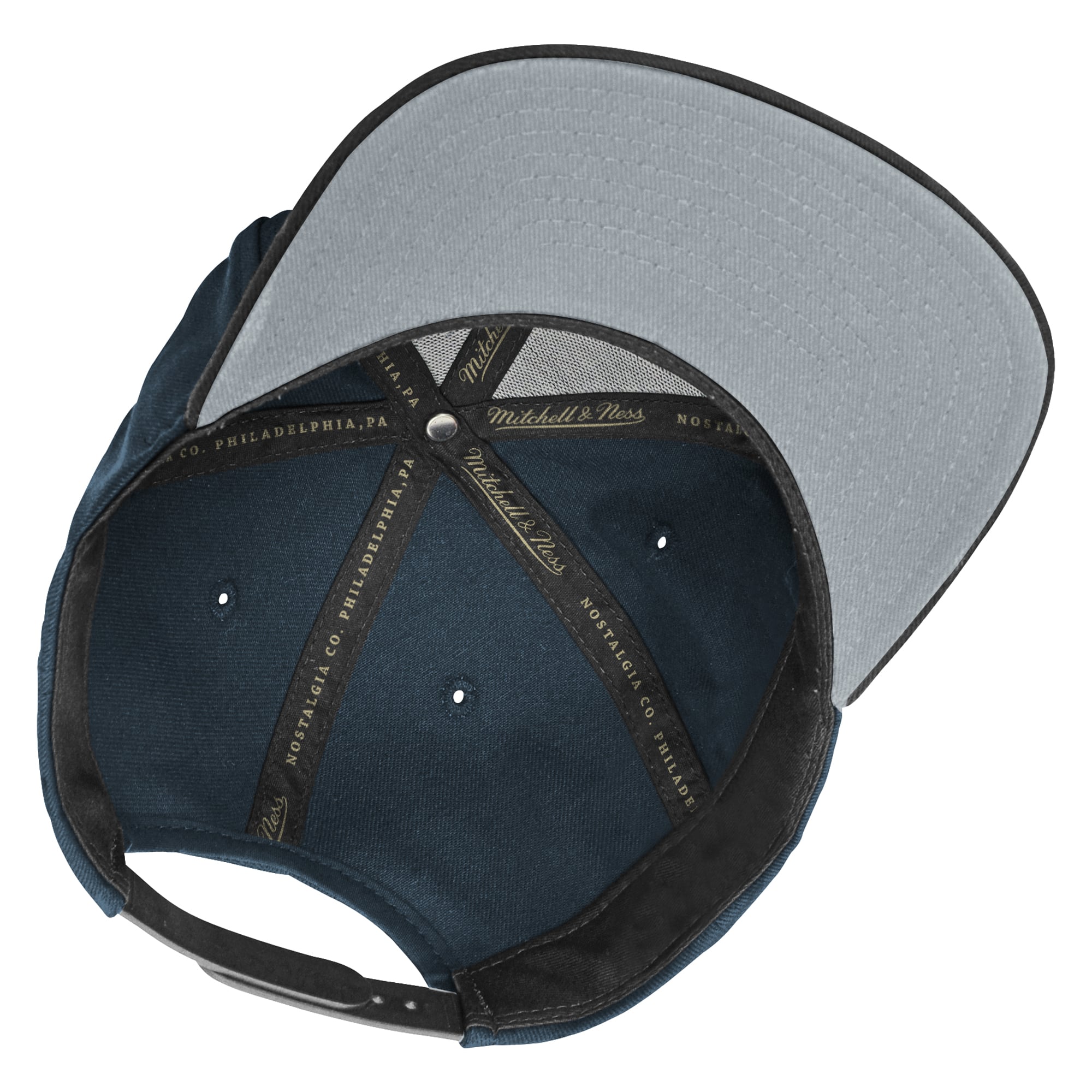 Casquette snapback légendaire Mitchell & Ness grise/noire Vegas Golden Knights pour jeunes
