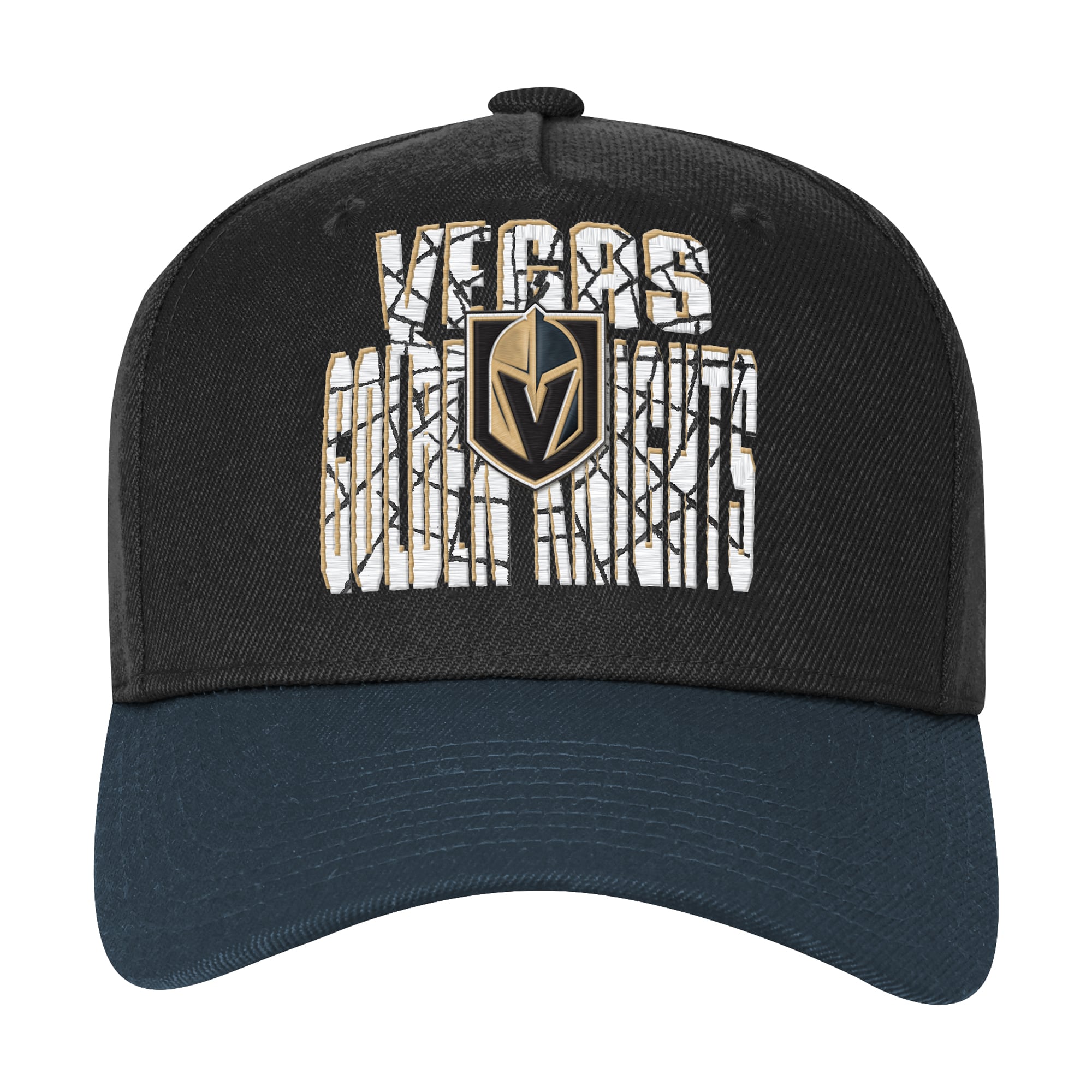 Casquette ajustable Youth Outerstuff noire/grise Vegas Golden Knights Ice Breaker