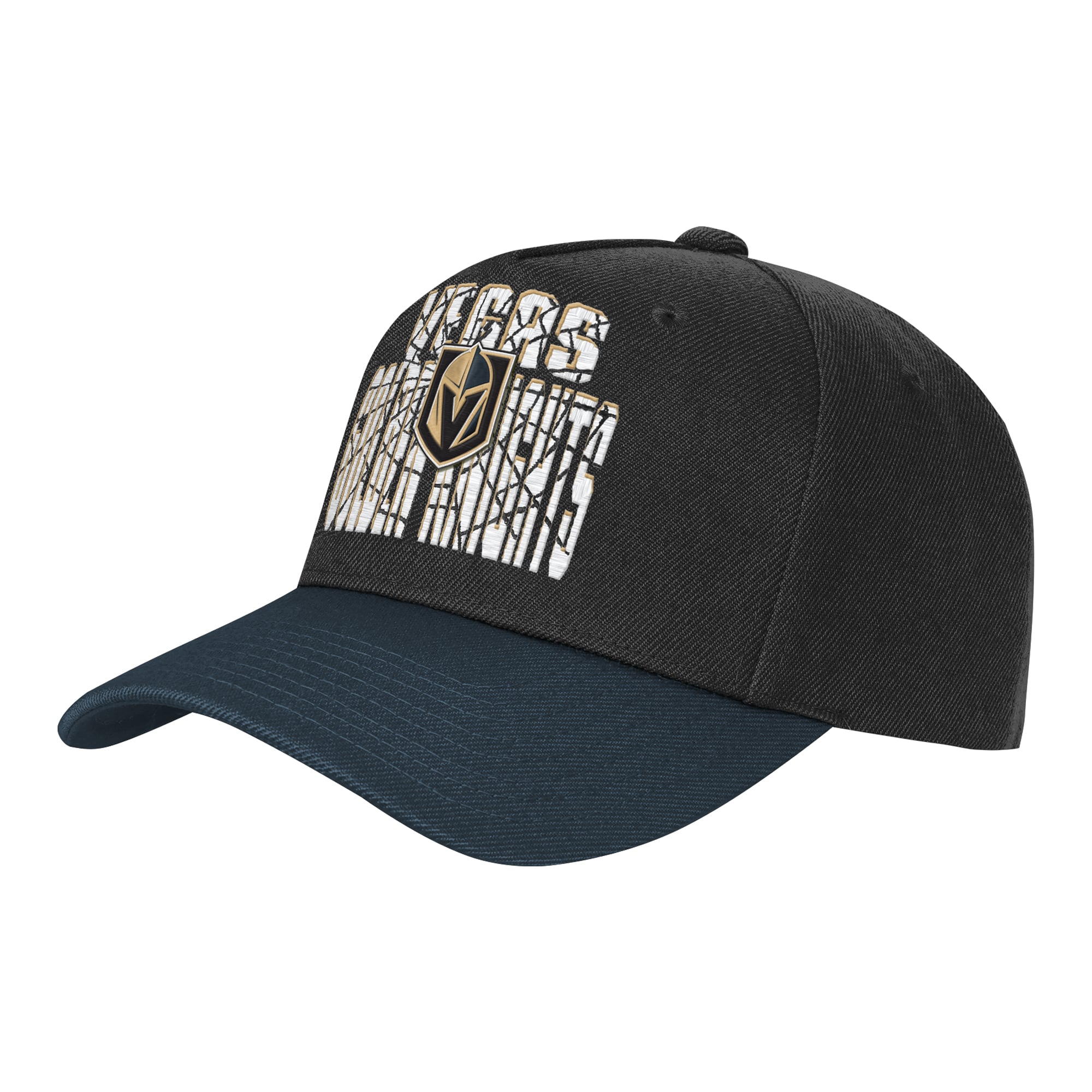 Casquette ajustable Youth Outerstuff noire/grise Vegas Golden Knights Ice Breaker