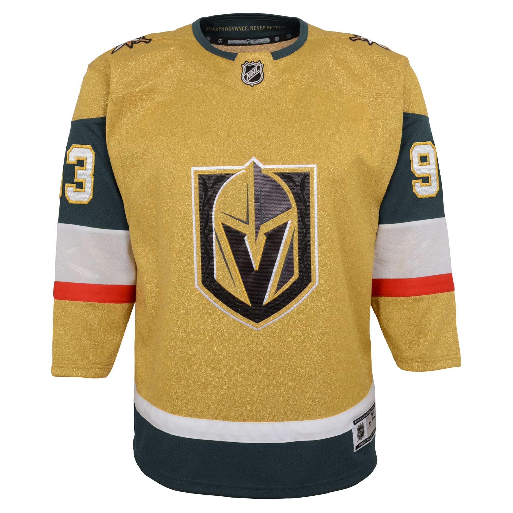 Maillot de joueur premier plan Outerstuff pour jeunes Mitch Marner, or