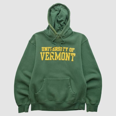 Vermont Catamounts Jansport 2000s Hooded Pullover Sweatshirt - Green - XS by Fanatics Real Vintage