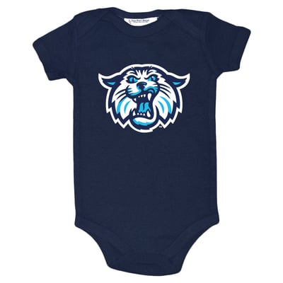Villanova Wildcats Two Feet Ahead Infant Big Logo Bodysuit - Navy
