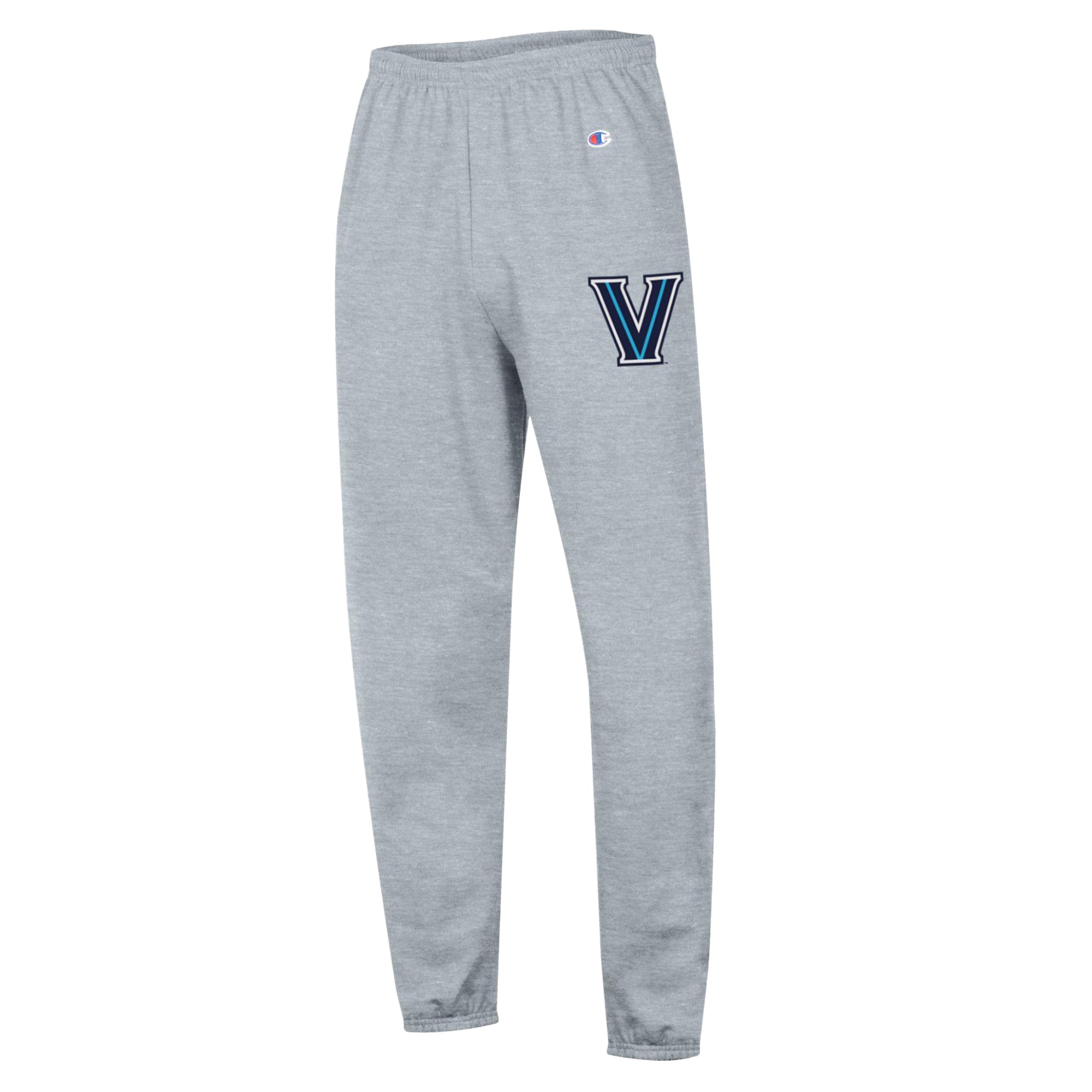 Men's Champion Heather Gray Villanova Wildcats Powerblend Fleece Team Sweatpants