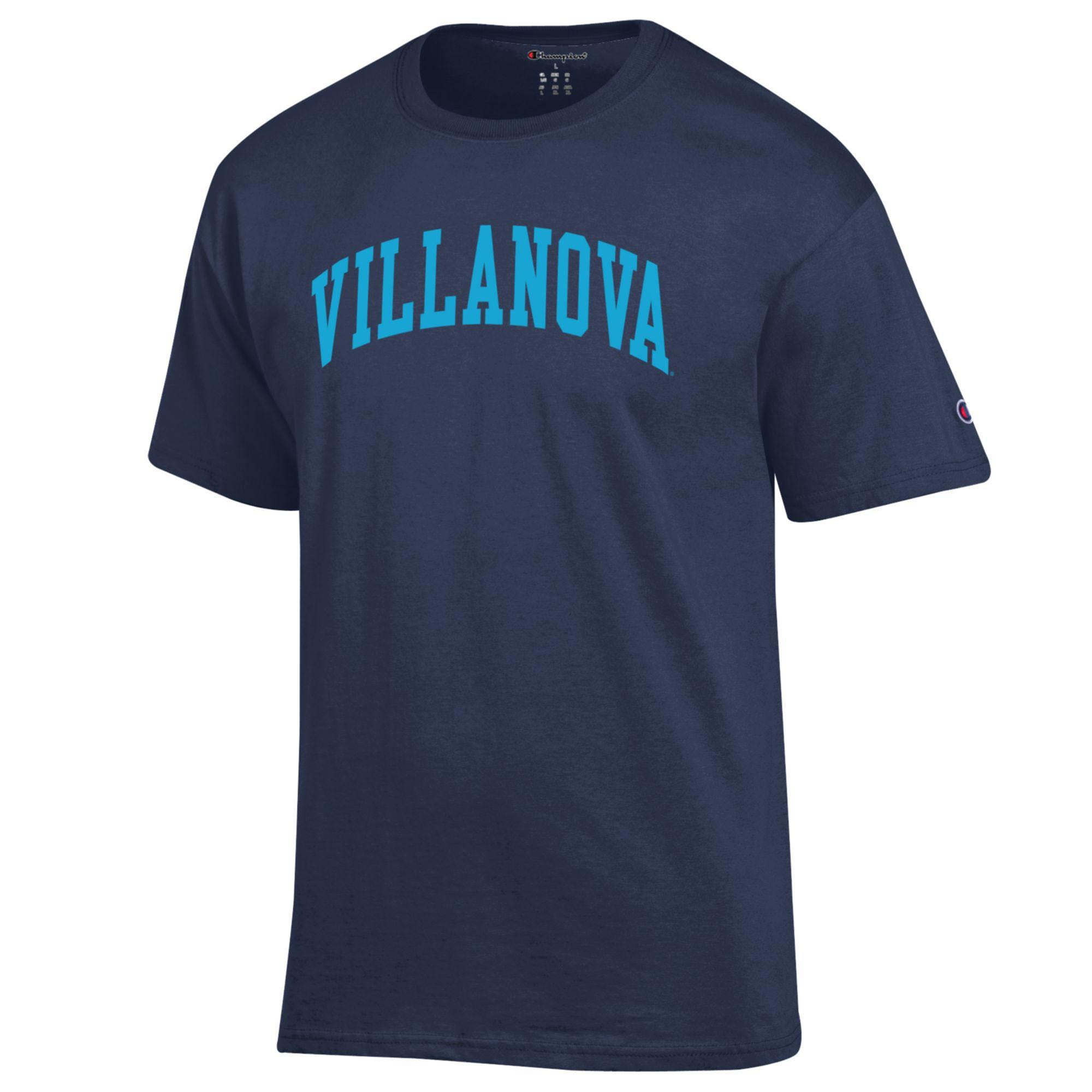 Men's Champion Navy Villanova Wildcats Basic Arch T-Shirt