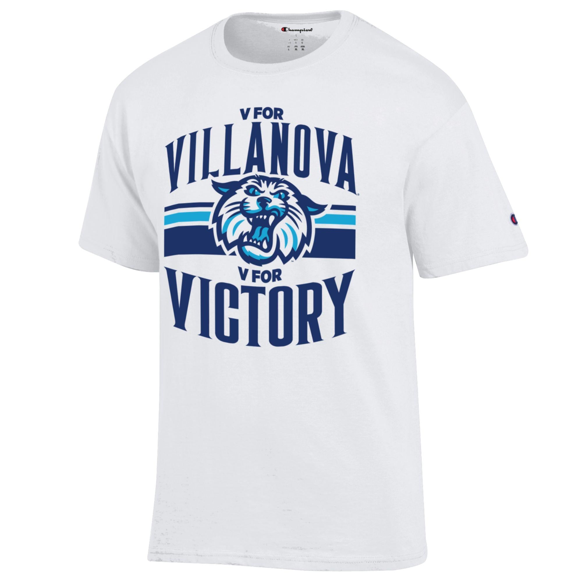 T-shirt de supporter des Villanova Wildcats 2026, blanc champion, pour hommes