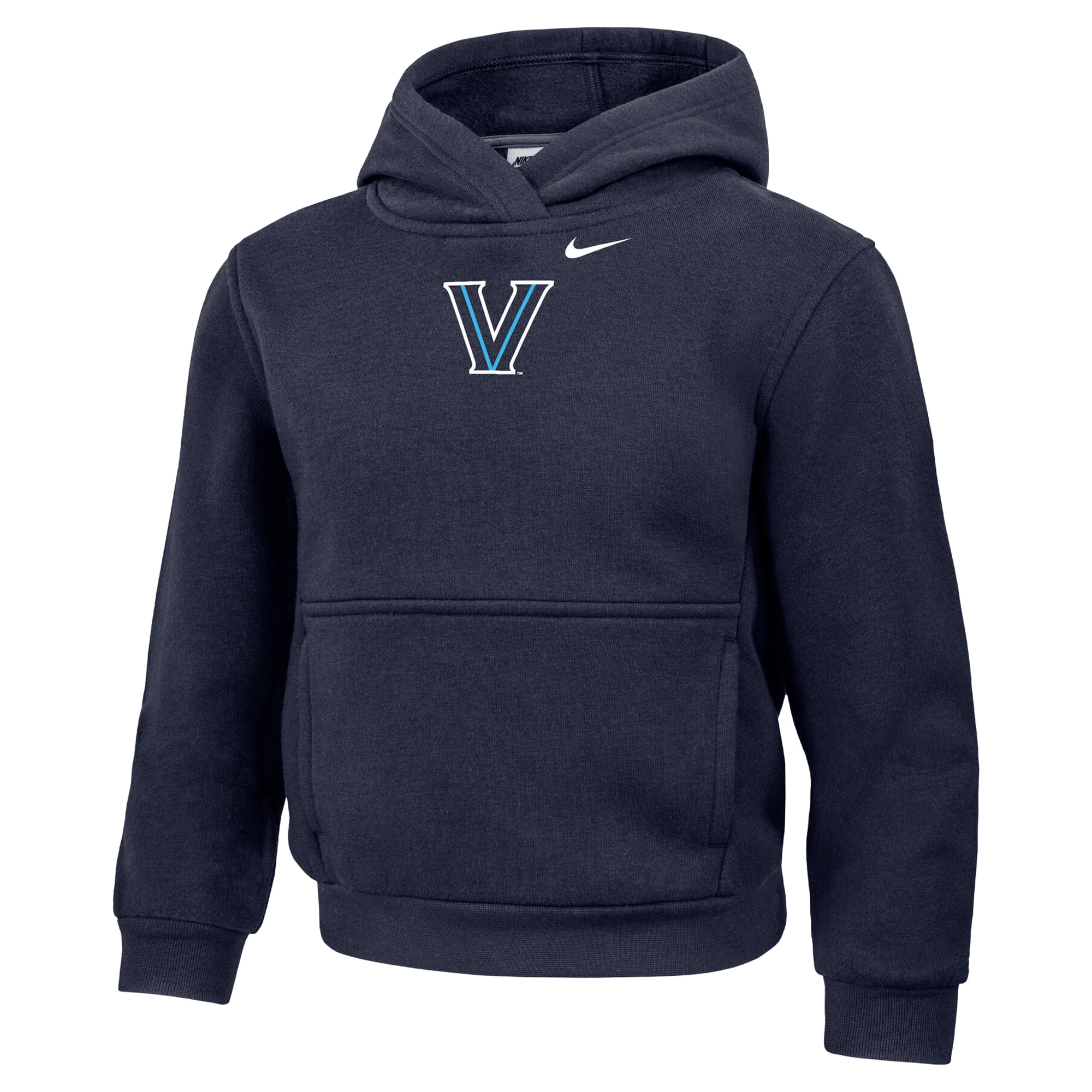 Sweat à capuche Nike Villanova Wildcats bleu marine pour enfants d'âge préscolaire
