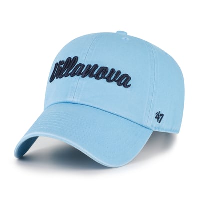  Villanova Wildcats '47 Unisex Vault Clean Up Adjustable Hat - Light Blue