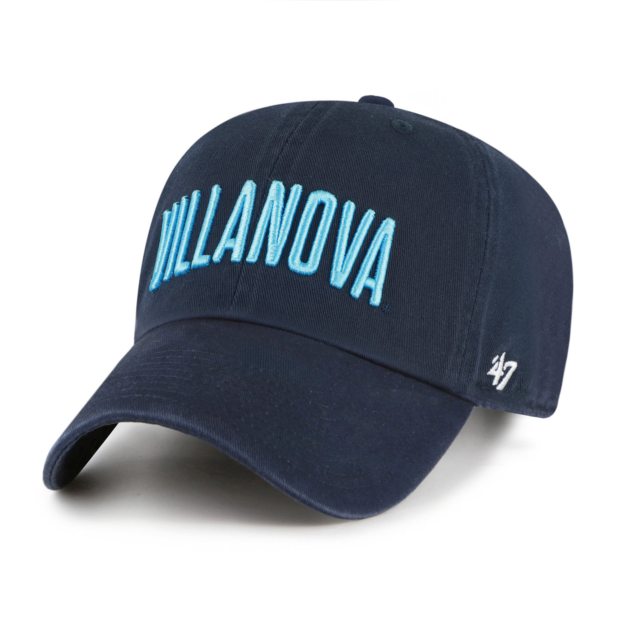 Unisex '47 Villanova Wildcats Navy Clean Up Adjustable Hat
