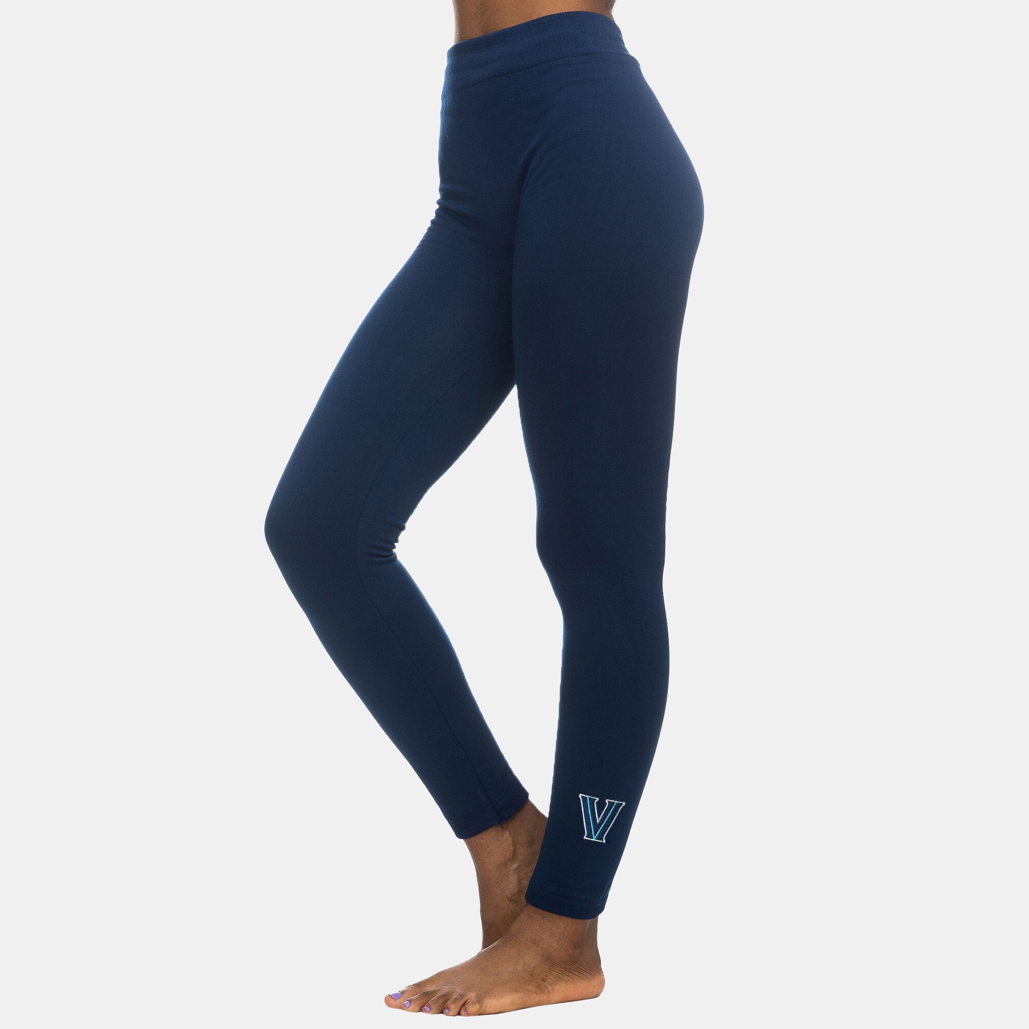 Women's ZooZatz Navy Villanova Wildcats Fleece Leggings