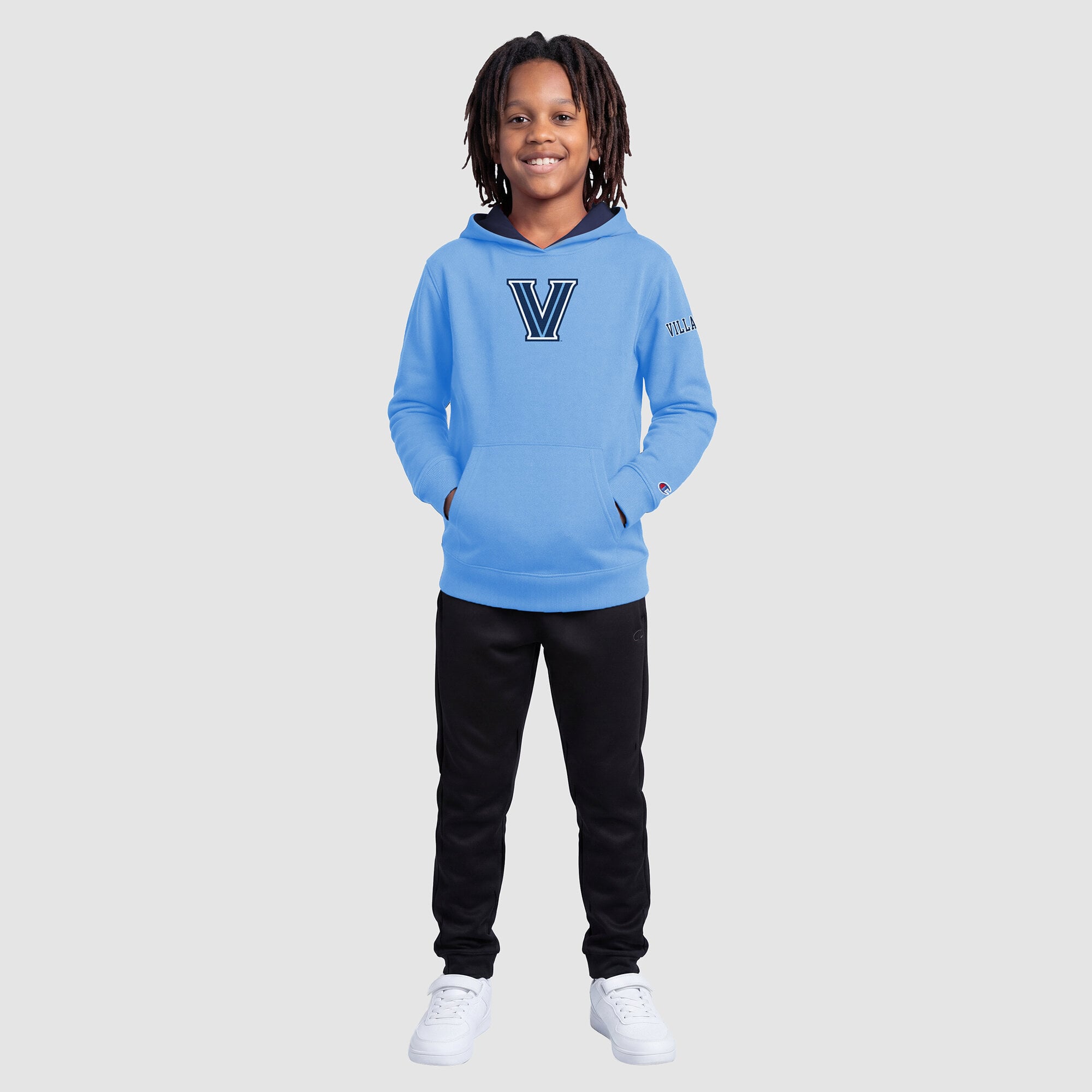 Youth Champion  Navy Villanova Wildcats Fleece Hoodie