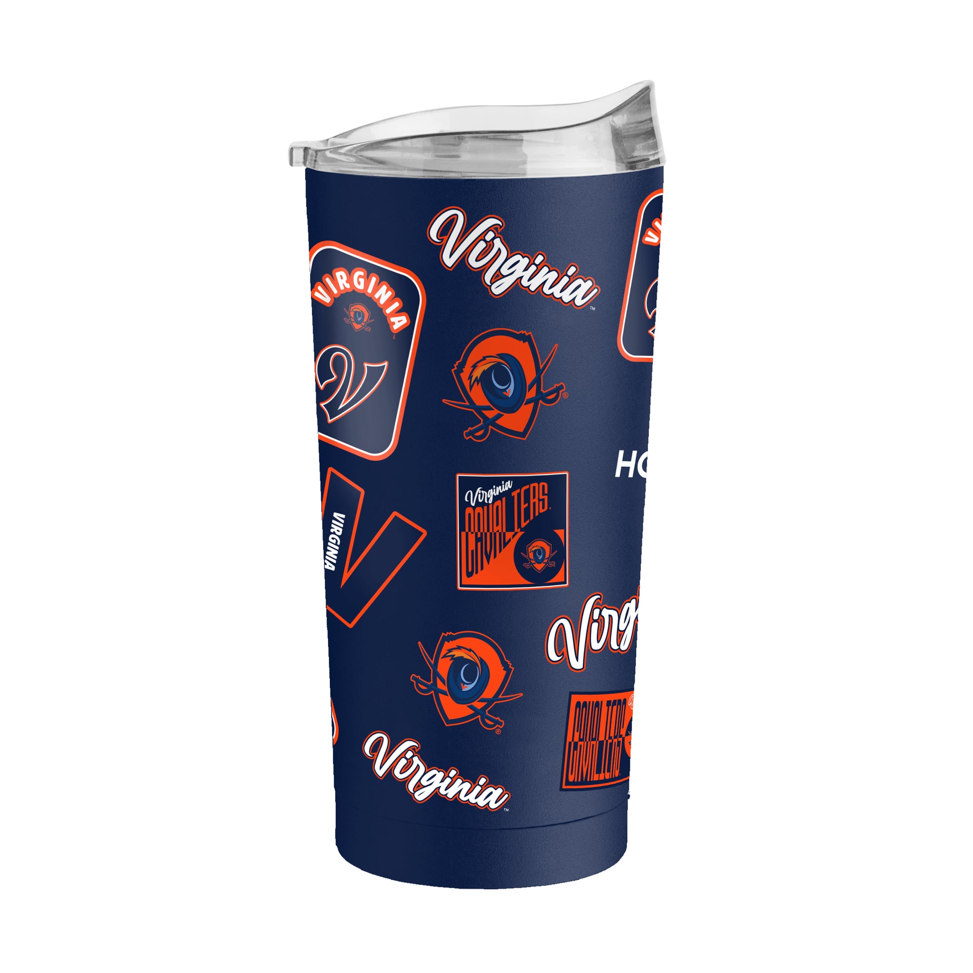 Gobelet isotherme 20 oz à revêtement en poudre Dreamweave, logo Virginia Cavaliers, marque Logo Brands