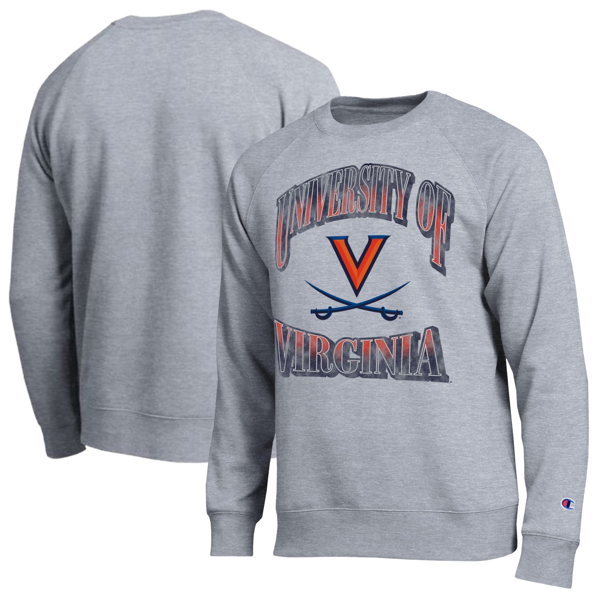 Sweat-shirt Champion pour homme, gris chiné, Virginia Cavaliers All-Star