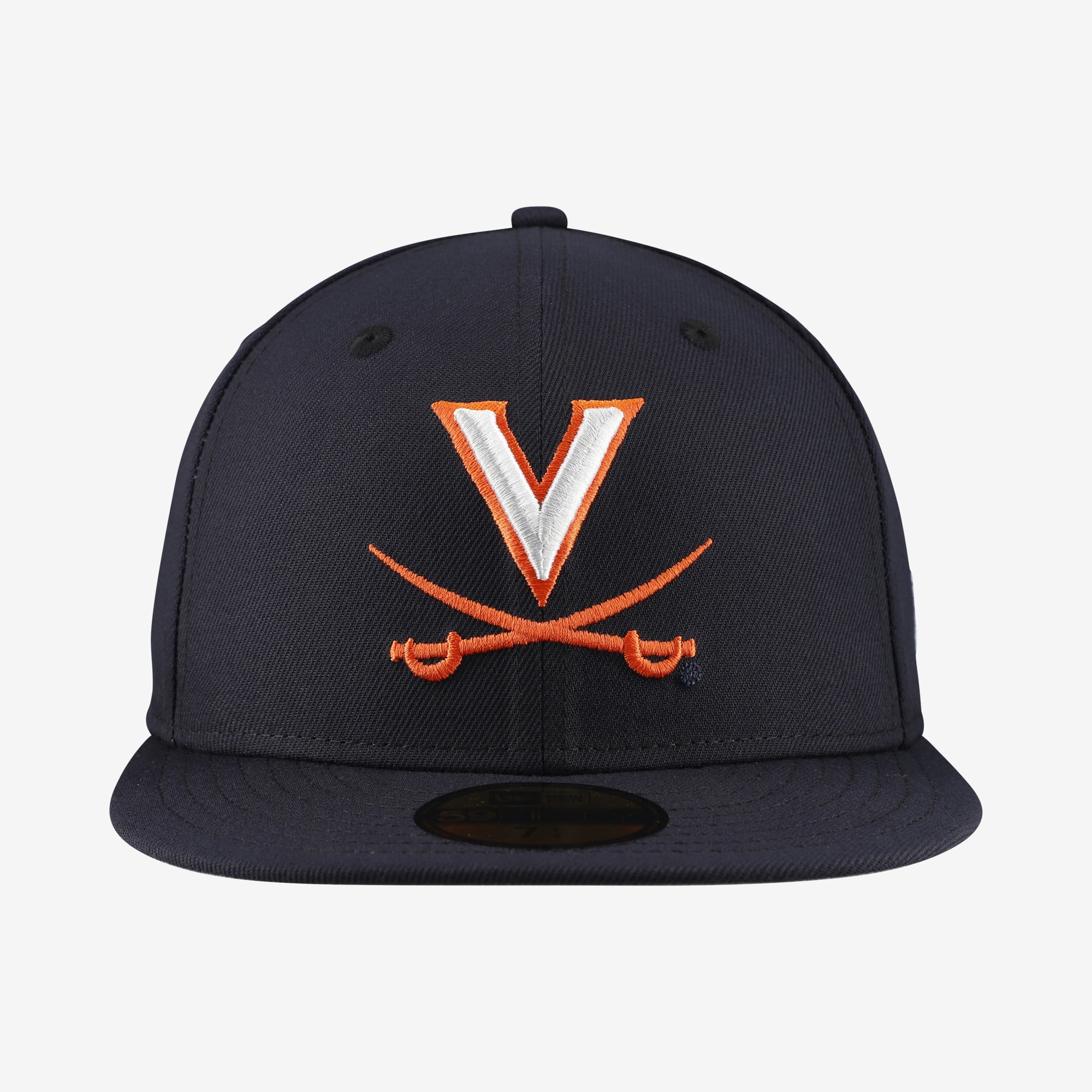 Men's New Era Navy Virginia Cavaliers Core 59FIFTY Fitted Hat