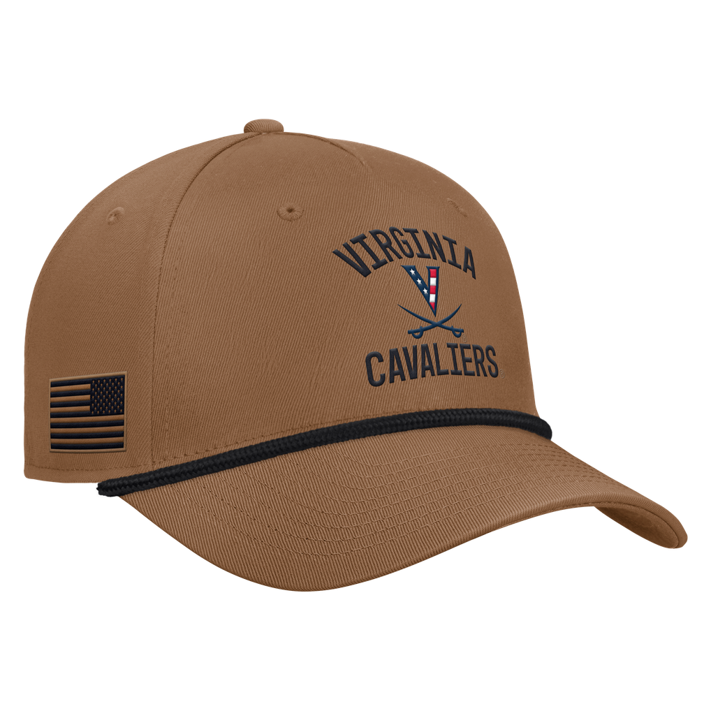 Men's Nike Brown Virginia Cavaliers 2026 Military Appreciation Rope ...