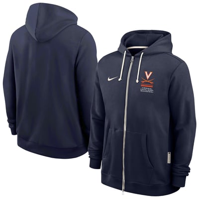 Virginia Cavaliers Nike 2026 Sideline Dri-FIT Full-Zip Hoodie - Navy