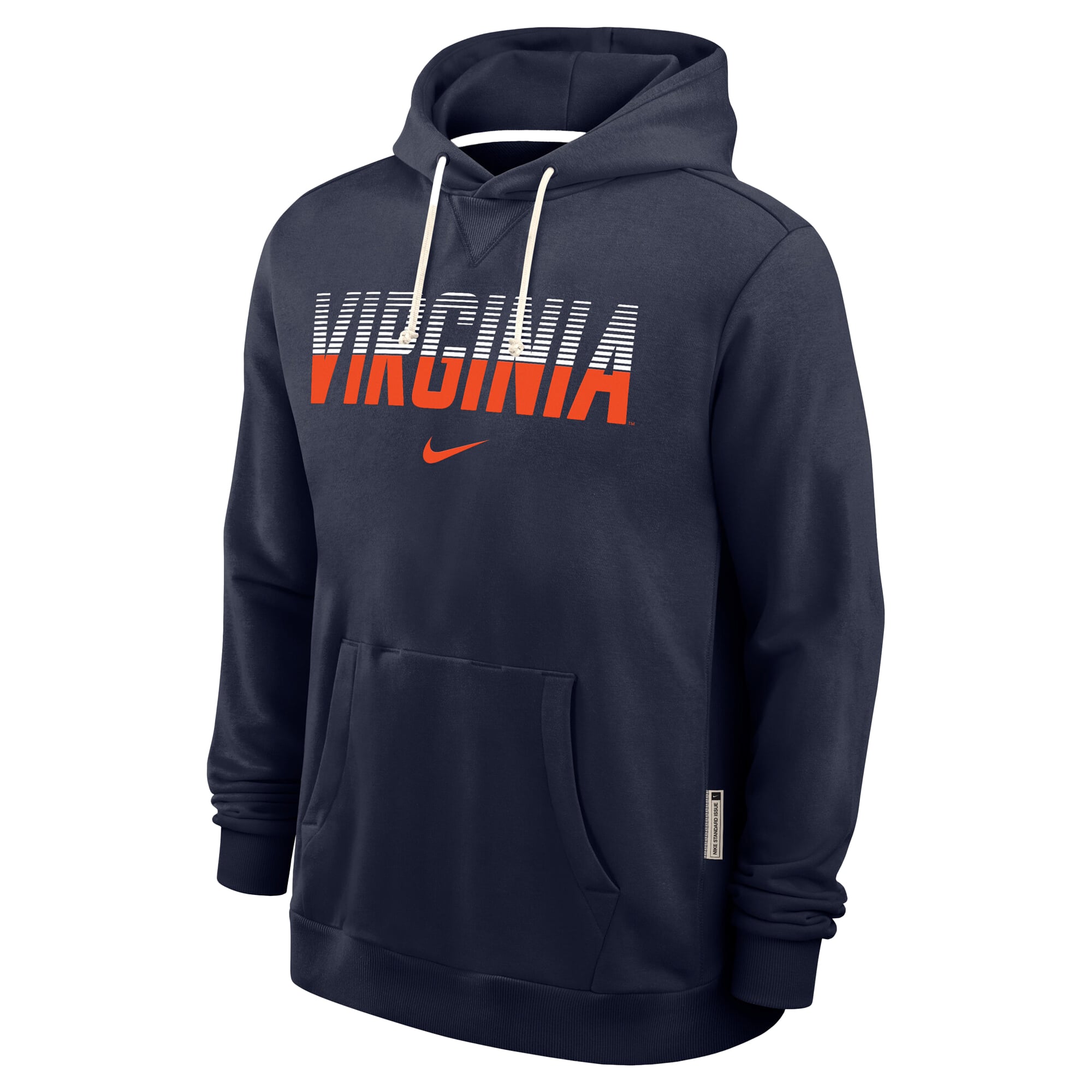 Sweat à capuche Nike Dri-FIT bleu marine Virginia Cavaliers 2026 Sideline Standard Issue pour homme