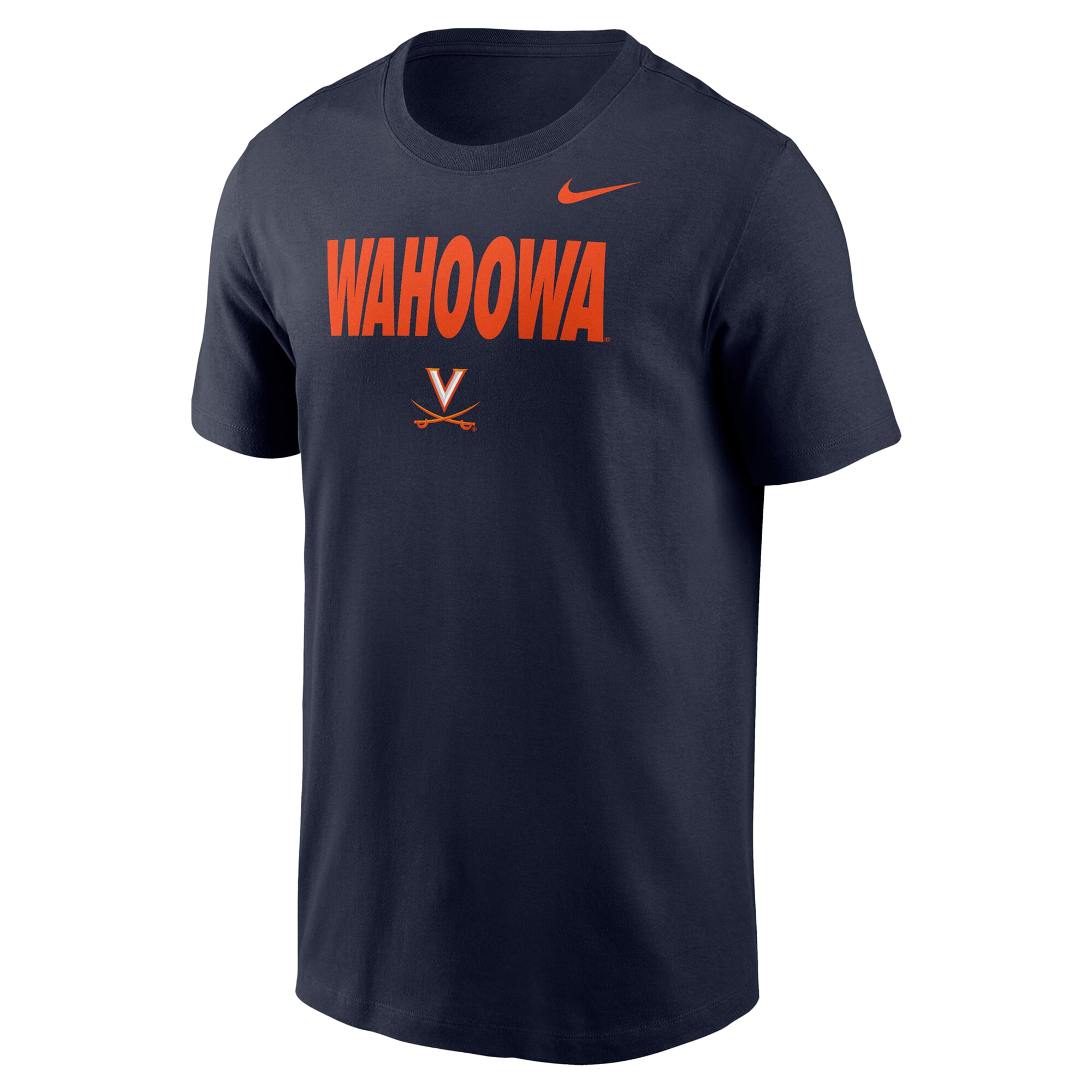 T-shirt d'entraînement Nike Dri-FIT bleu marine pour homme Virginia Cavaliers